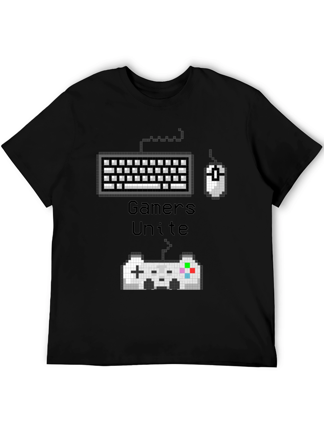 Gamers Unite Black T-Shirt