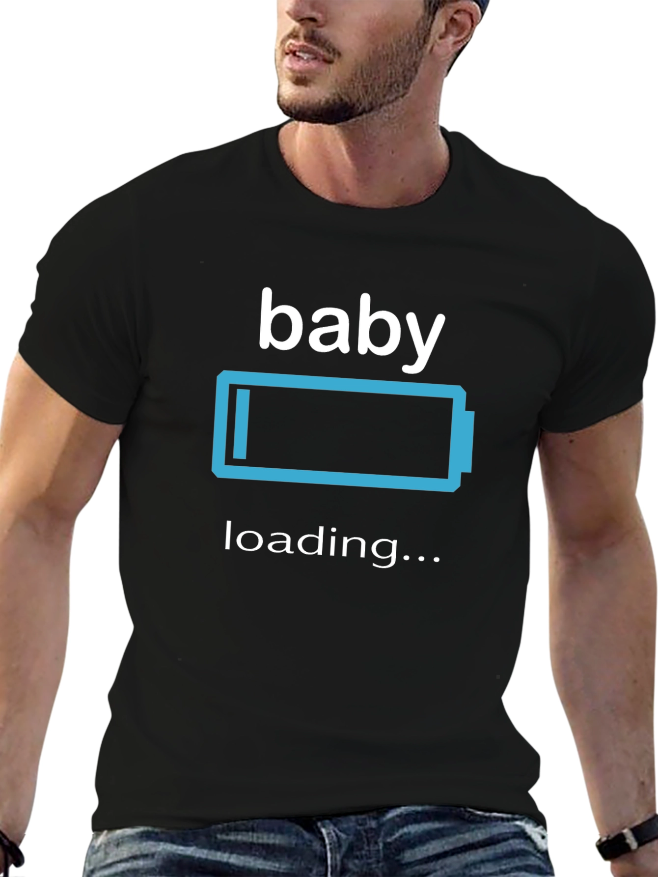 Baby Loading T-Shirt Pregnancy Announcement Tee