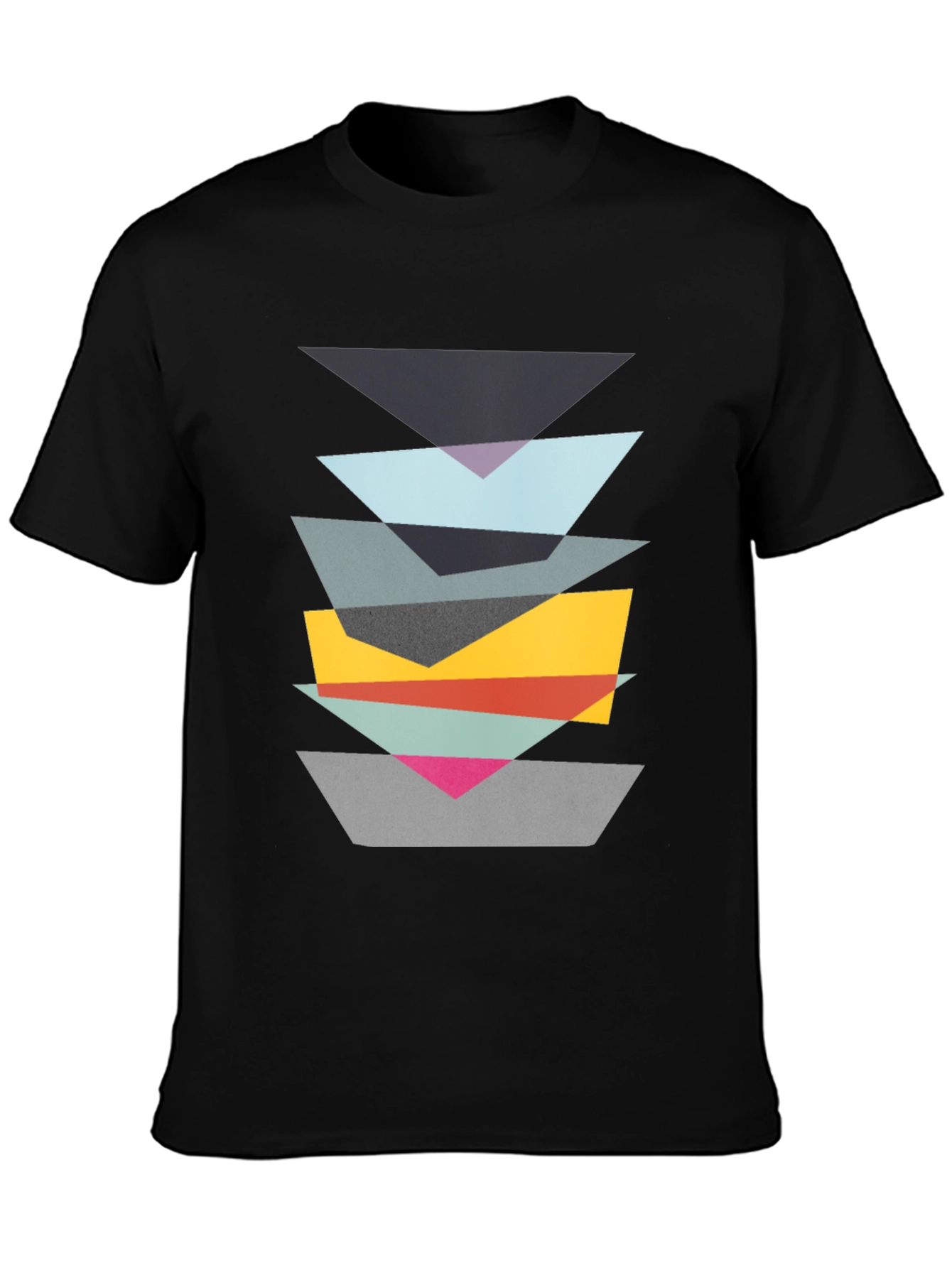 Abstract Geometric Tee - Modern Style