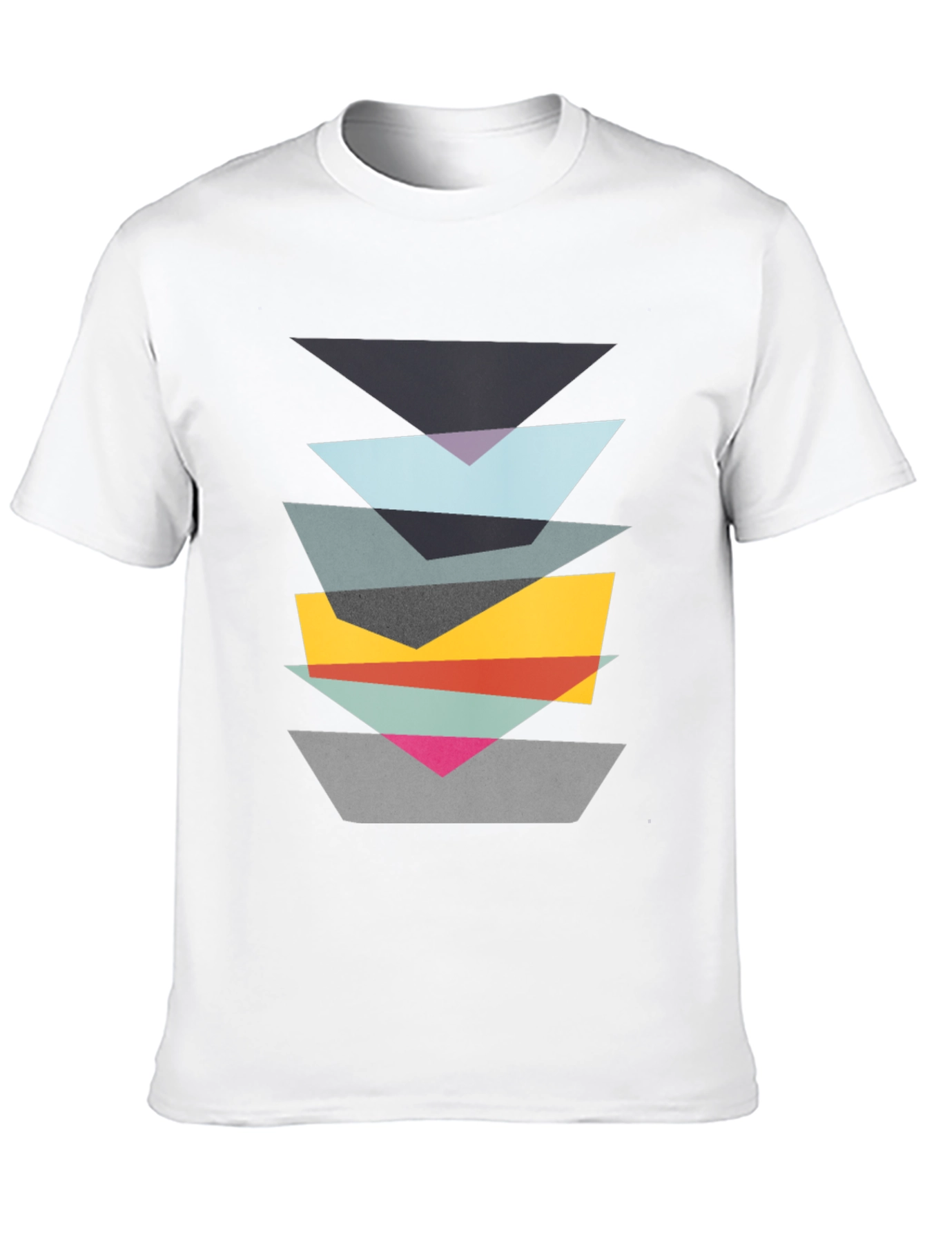 Abstract Geometric Tee - Modern Style