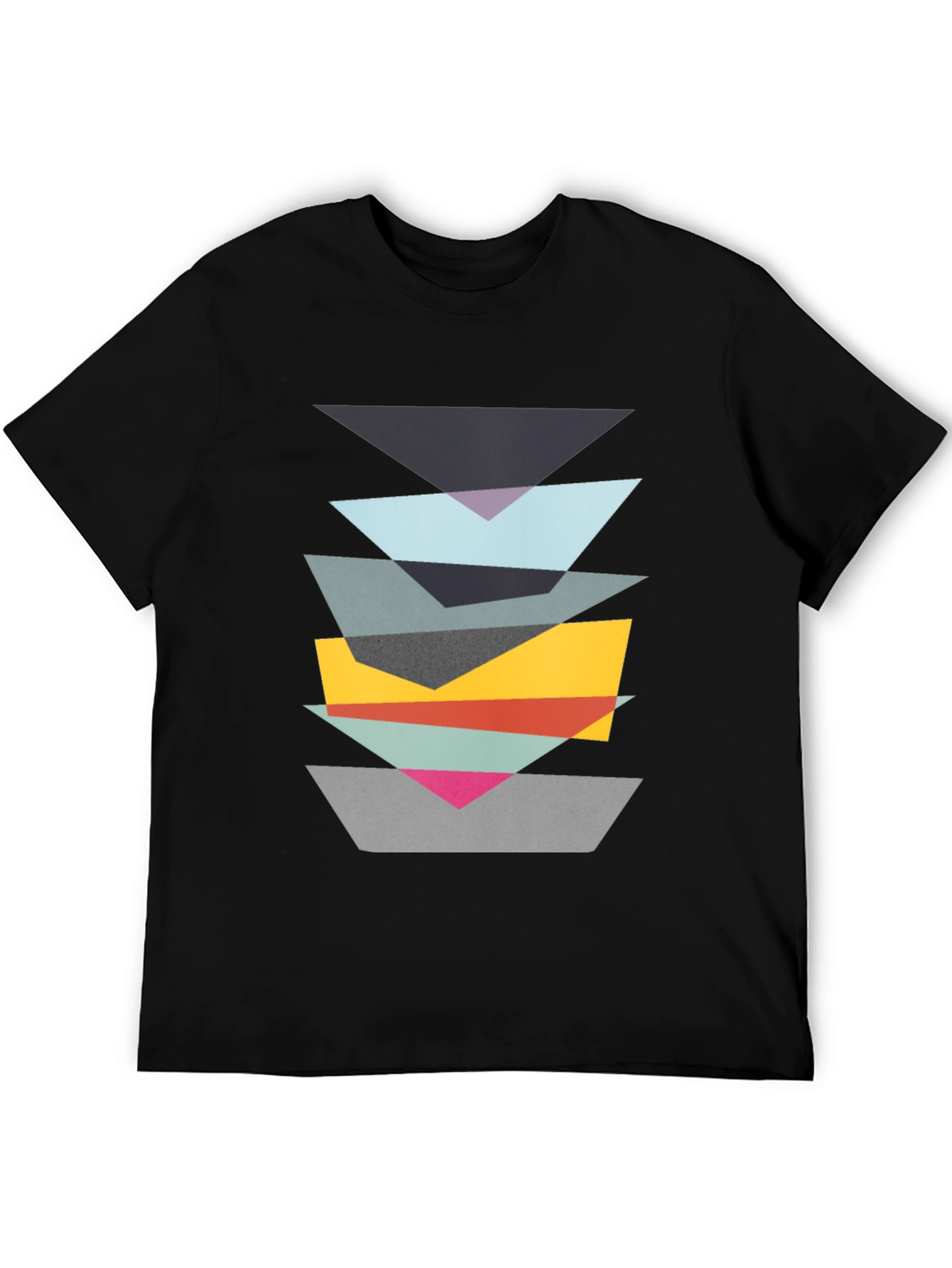 Abstract Geometric Tee - Modern Style