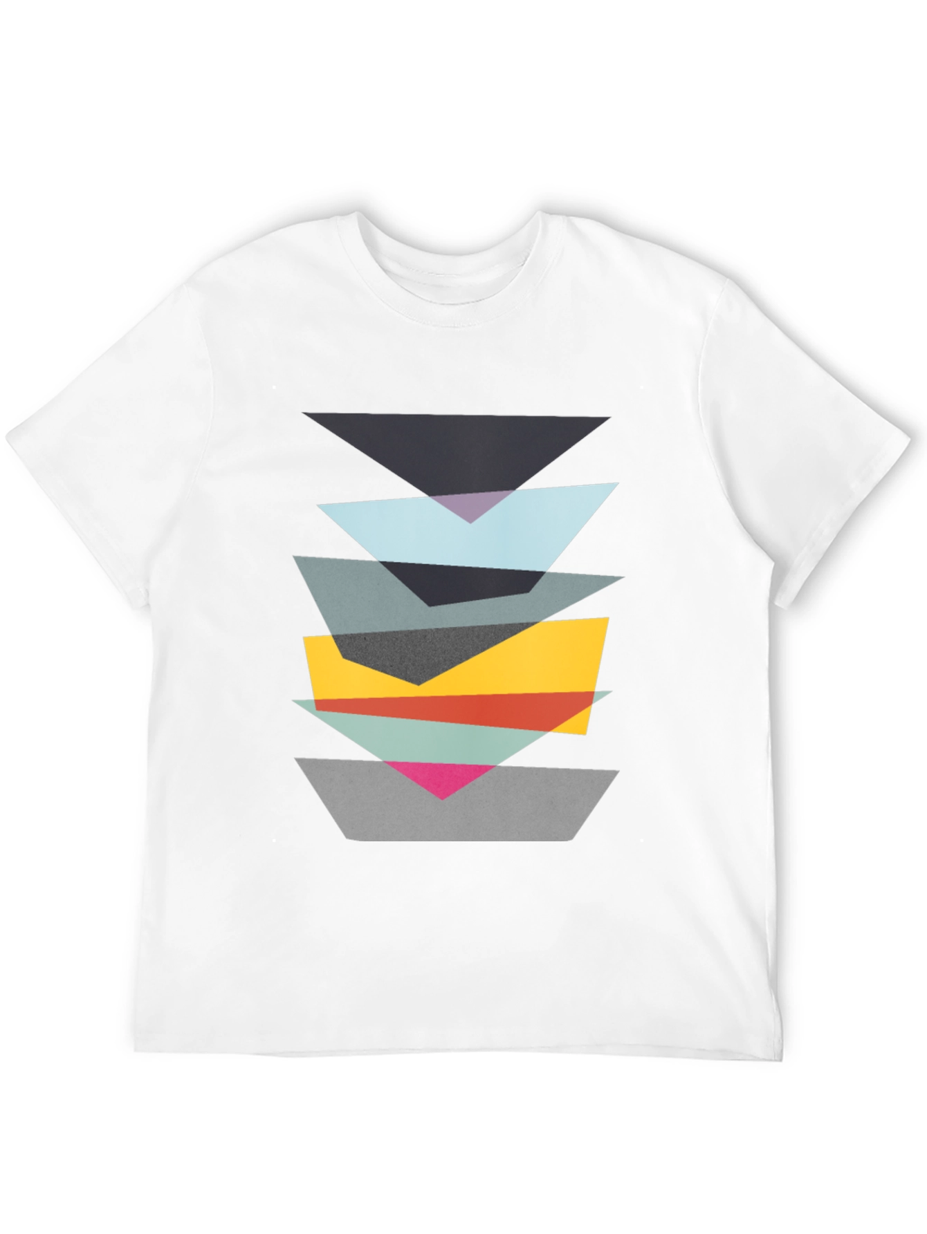 Abstract Geometric Tee - Modern Style