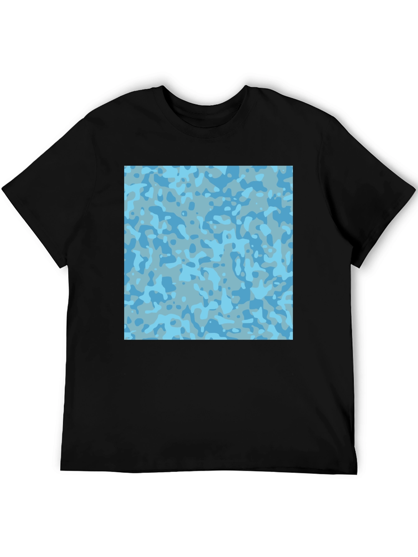 Urban Camo Tee - Stylish Black T-Shirt