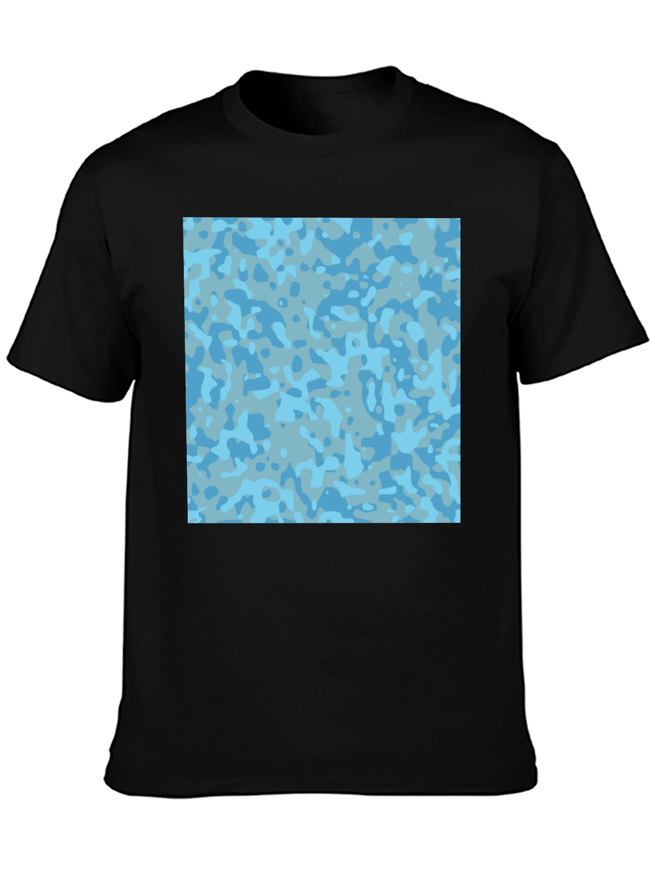 Urban Camo Tee - Stylish Black T-Shirt