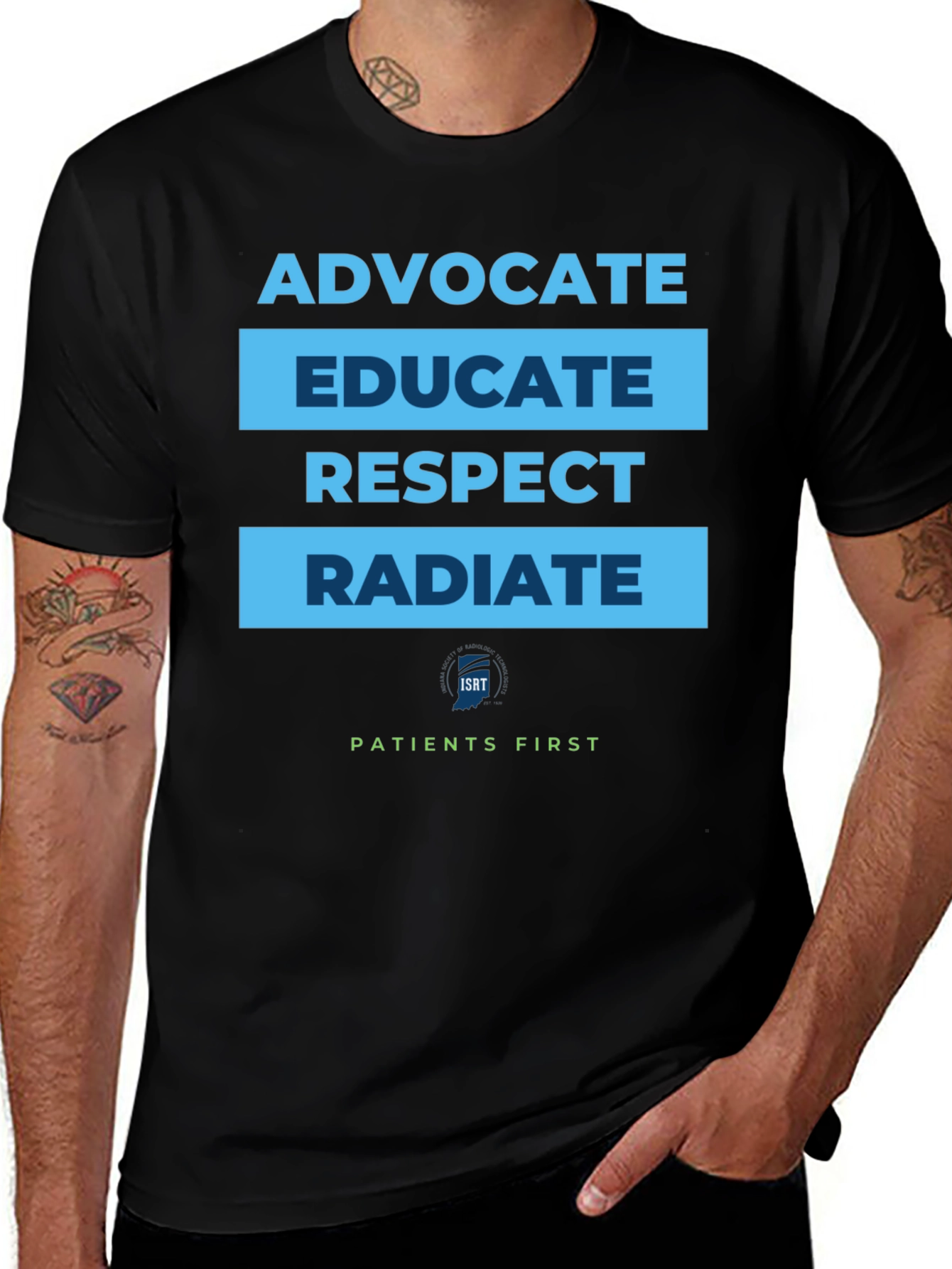 Advocate Educate Respect Radiate Graphic Tee