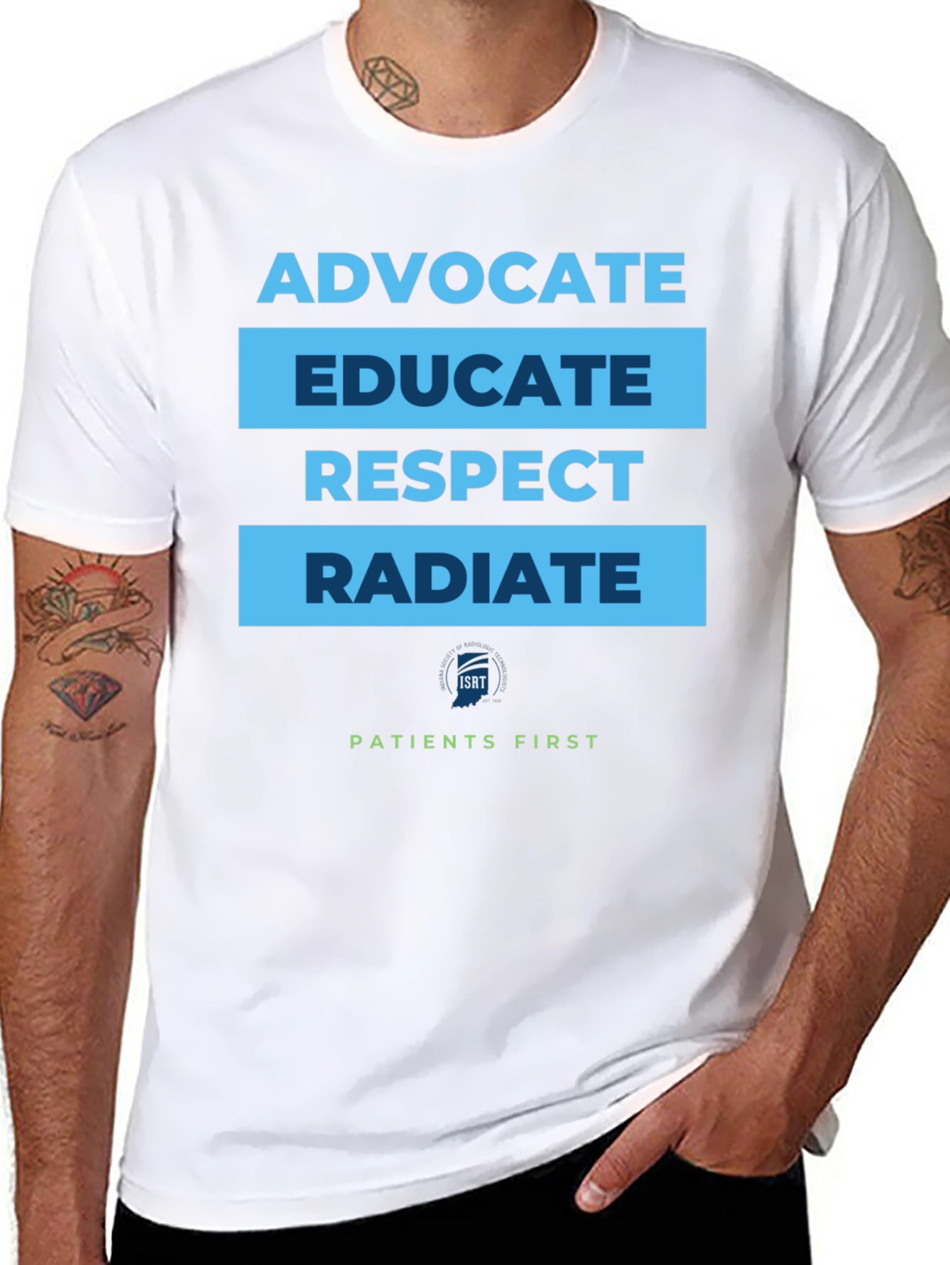 Advocate Educate Respect Radiate Graphic Tee