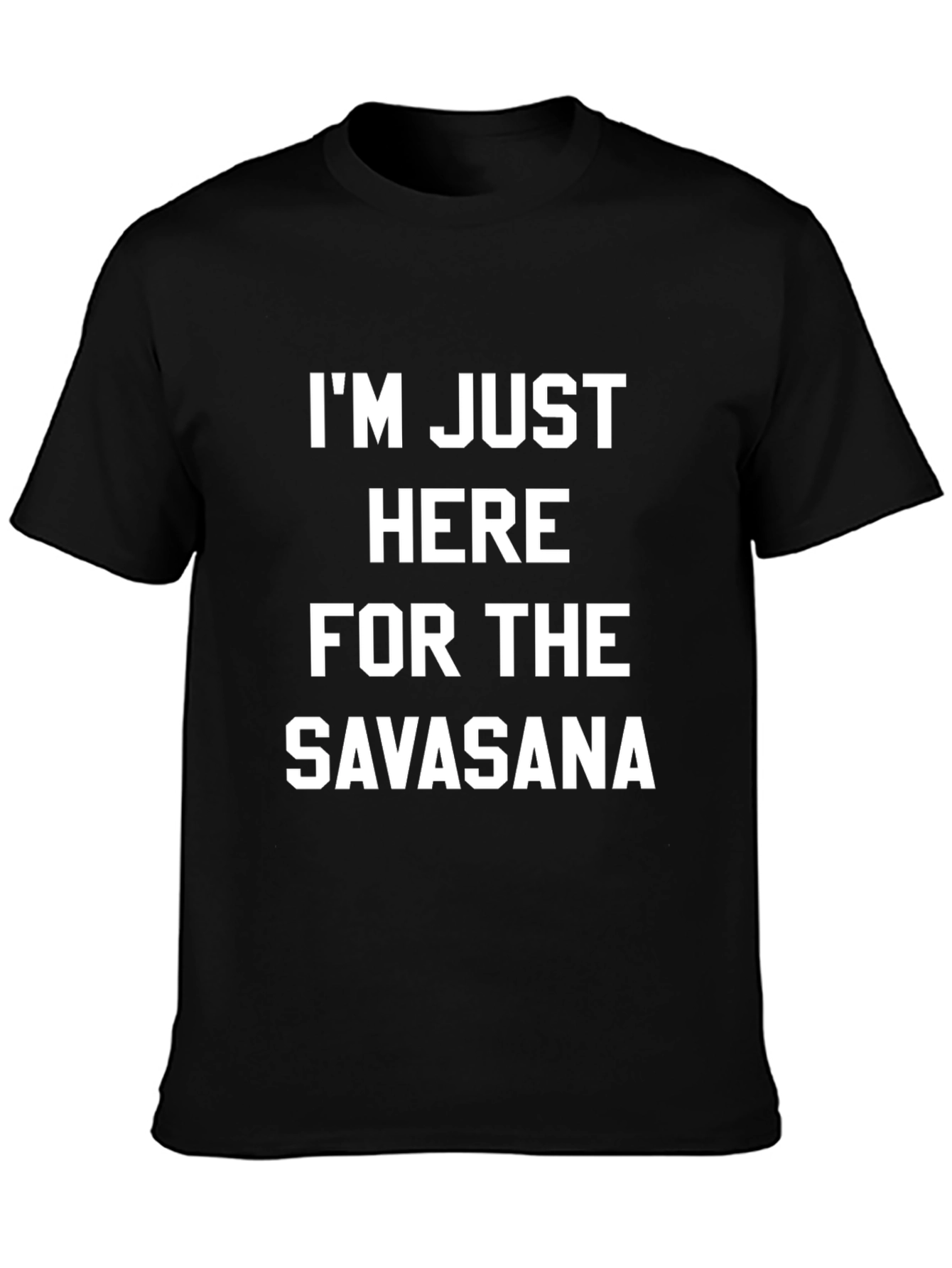 Savasana Yoga Black T-Shirt