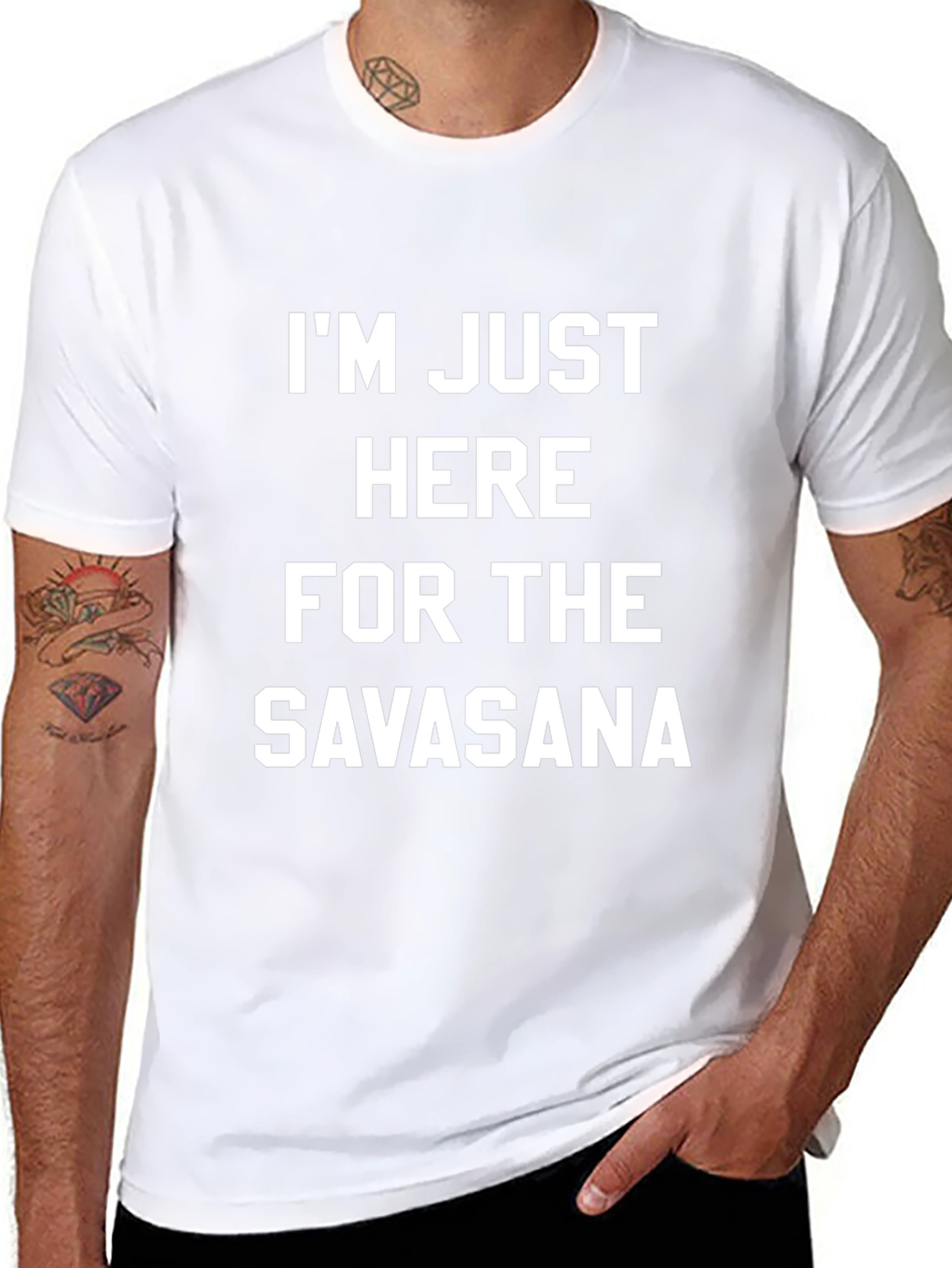 Savasana Yoga Black T-Shirt