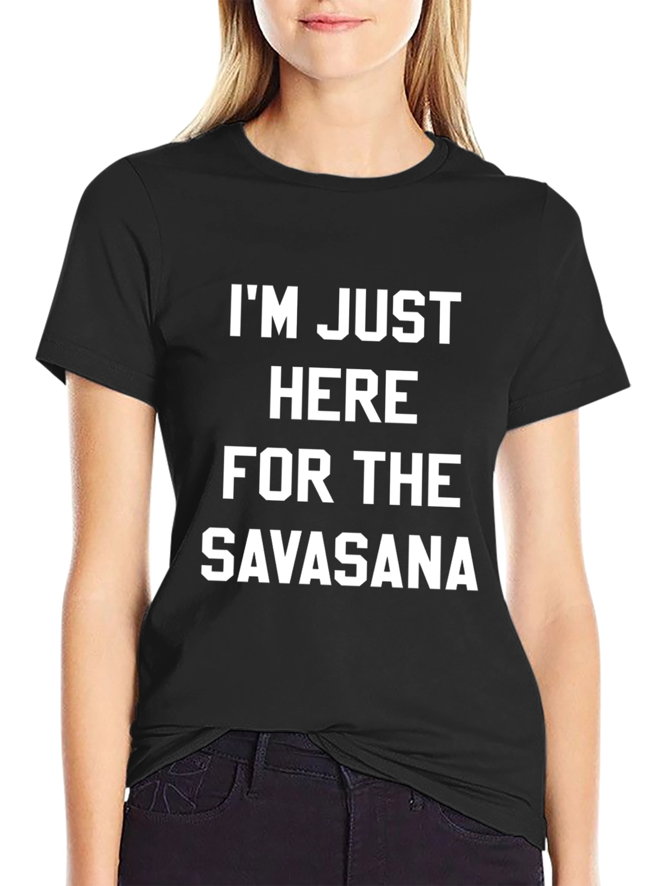 Savasana Yoga Black T-Shirt