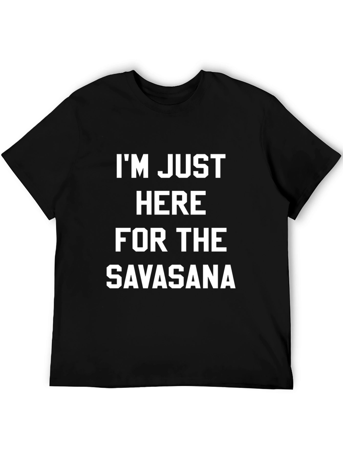 Savasana Yoga Black T-Shirt