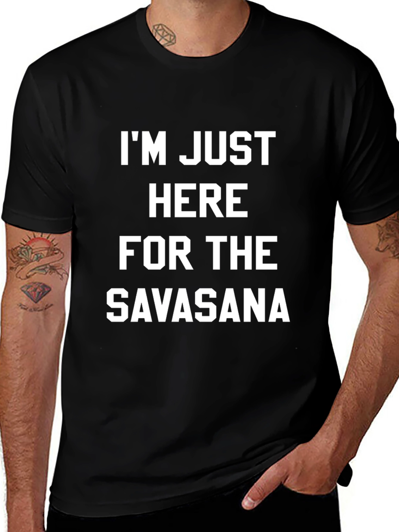 Savasana Yoga Black T-Shirt
