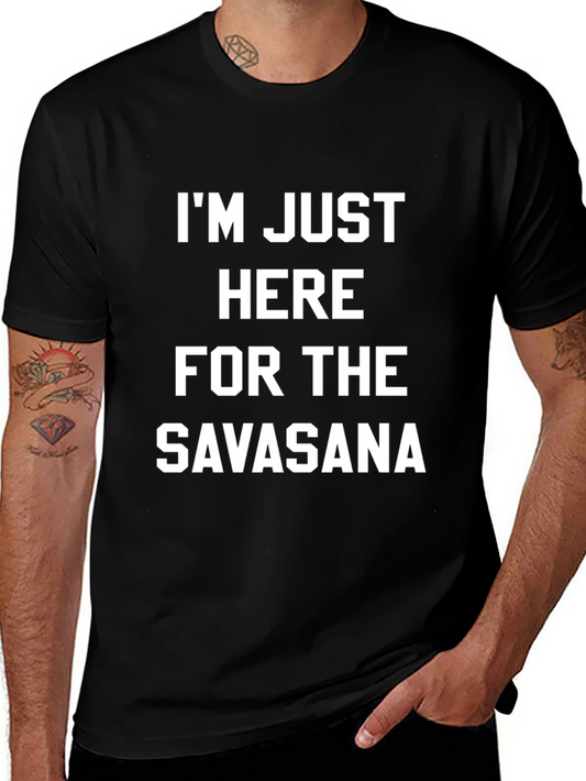 Savasana Yoga Black T-Shirt