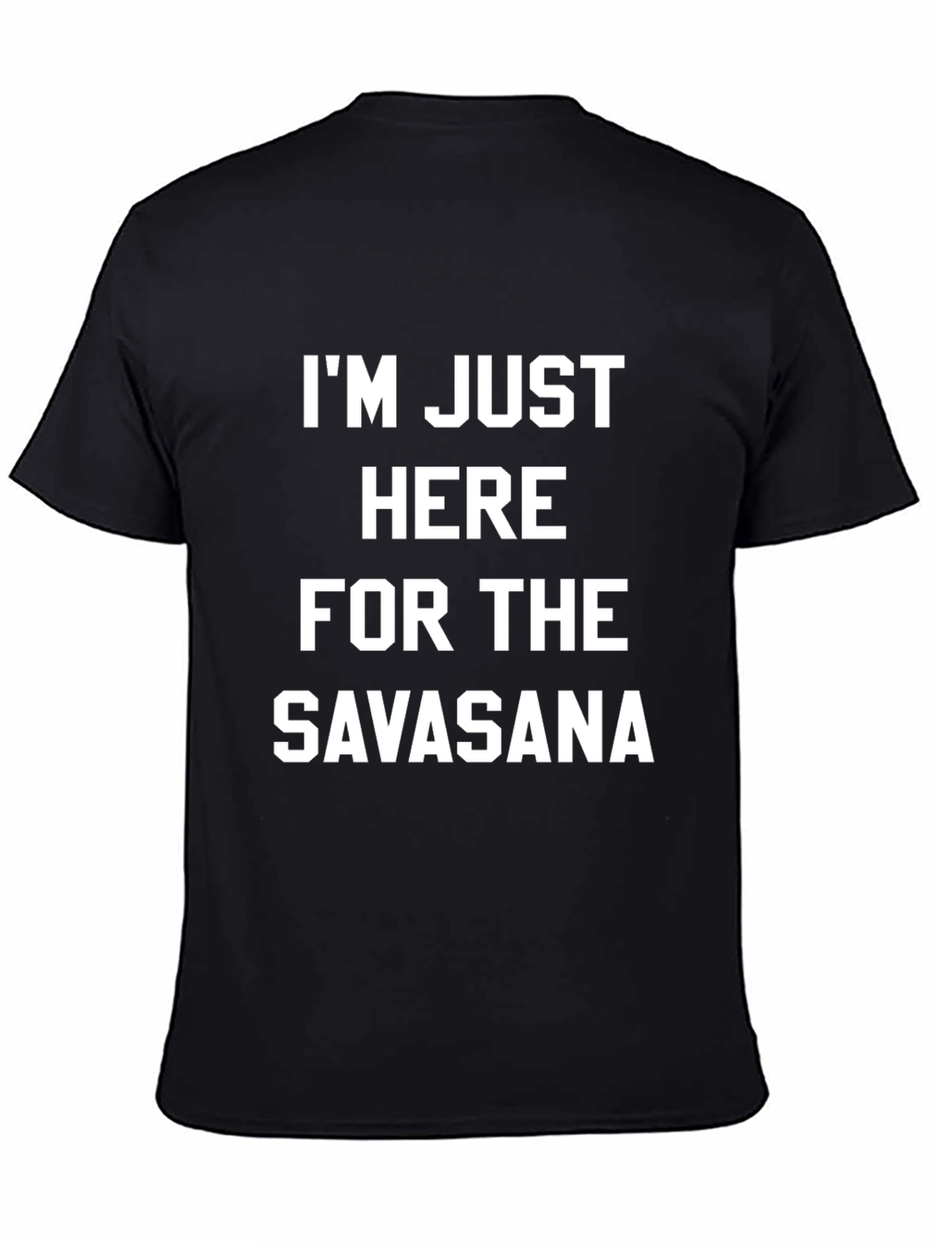 Savasana Yoga Black T-Shirt