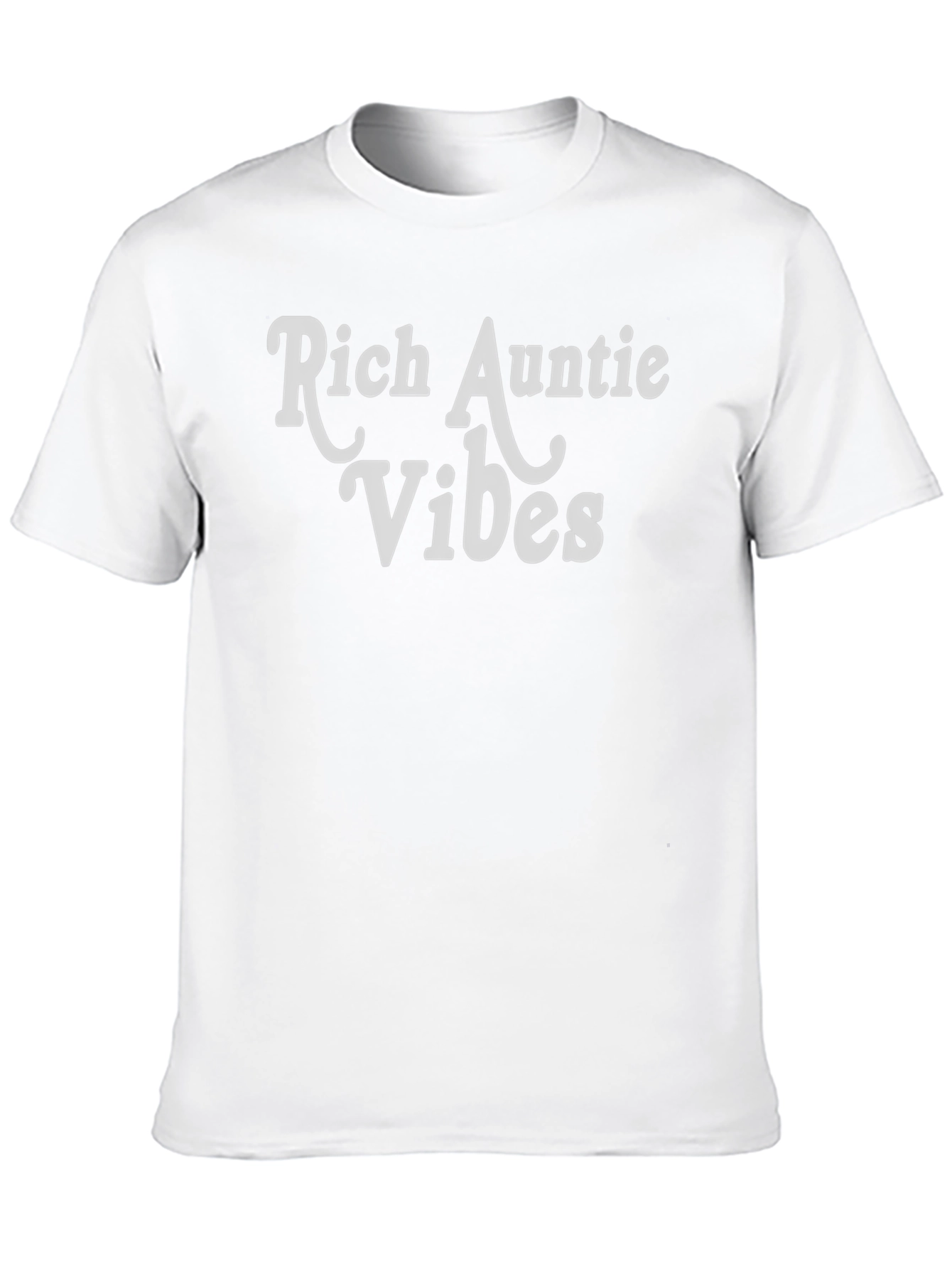 Rich Auntie Vibes Black Graphic Tee
