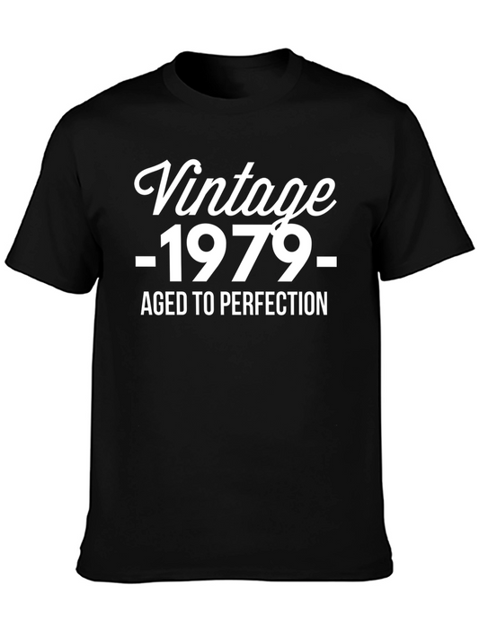 Vintage 1979 Aged to Perfection Black Tee