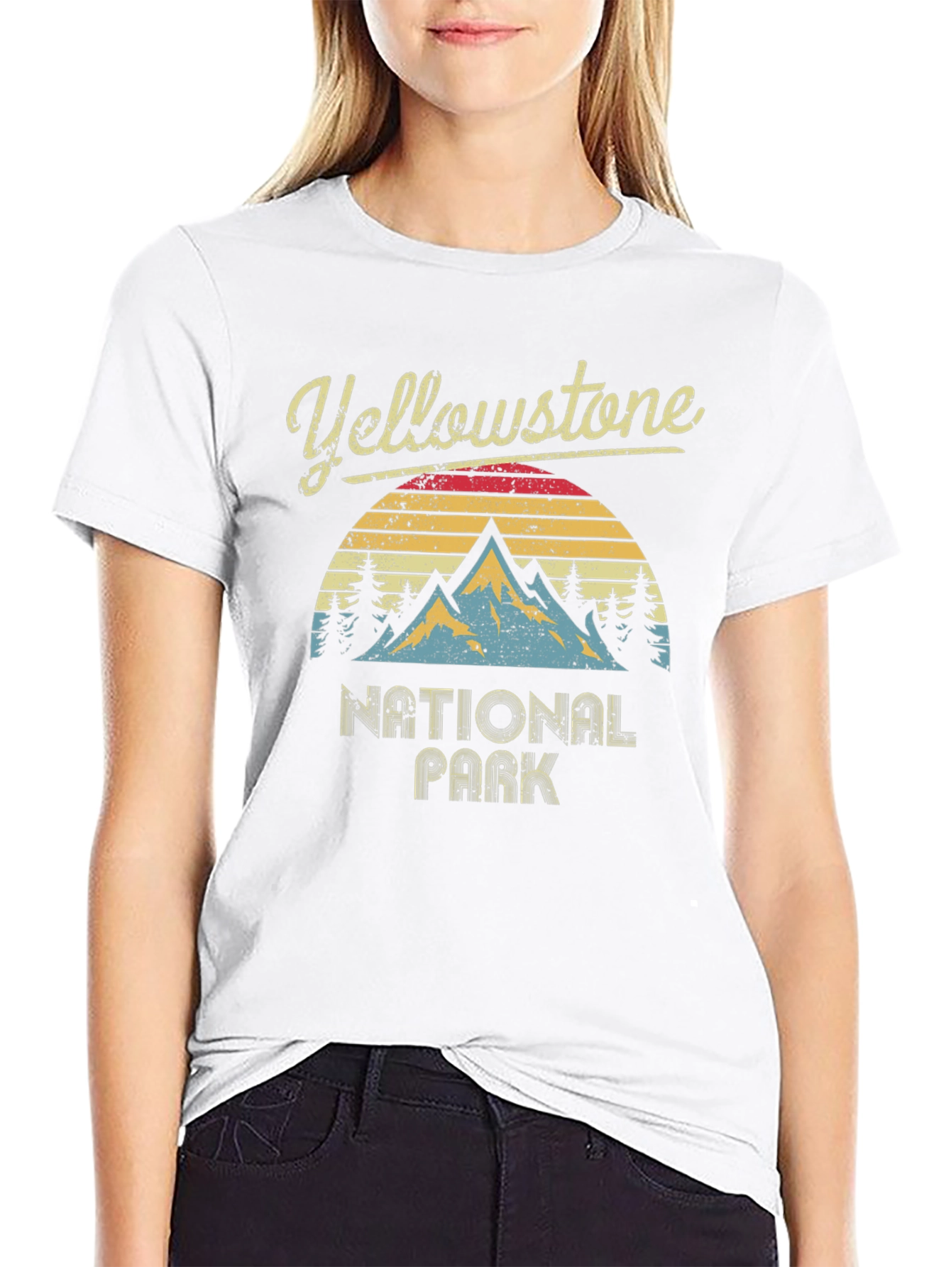 Yellowstone National Park Retro Graphic Tee