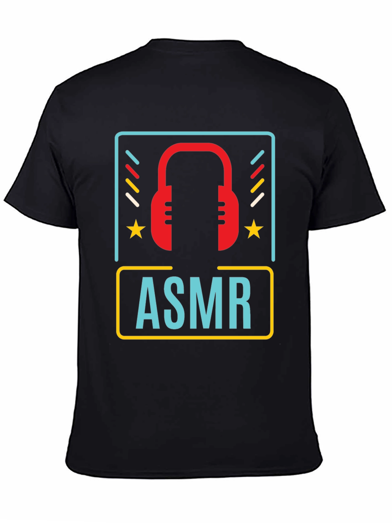 ASMR Headphone Graphic Tee - Sensory Relaxation Shirt