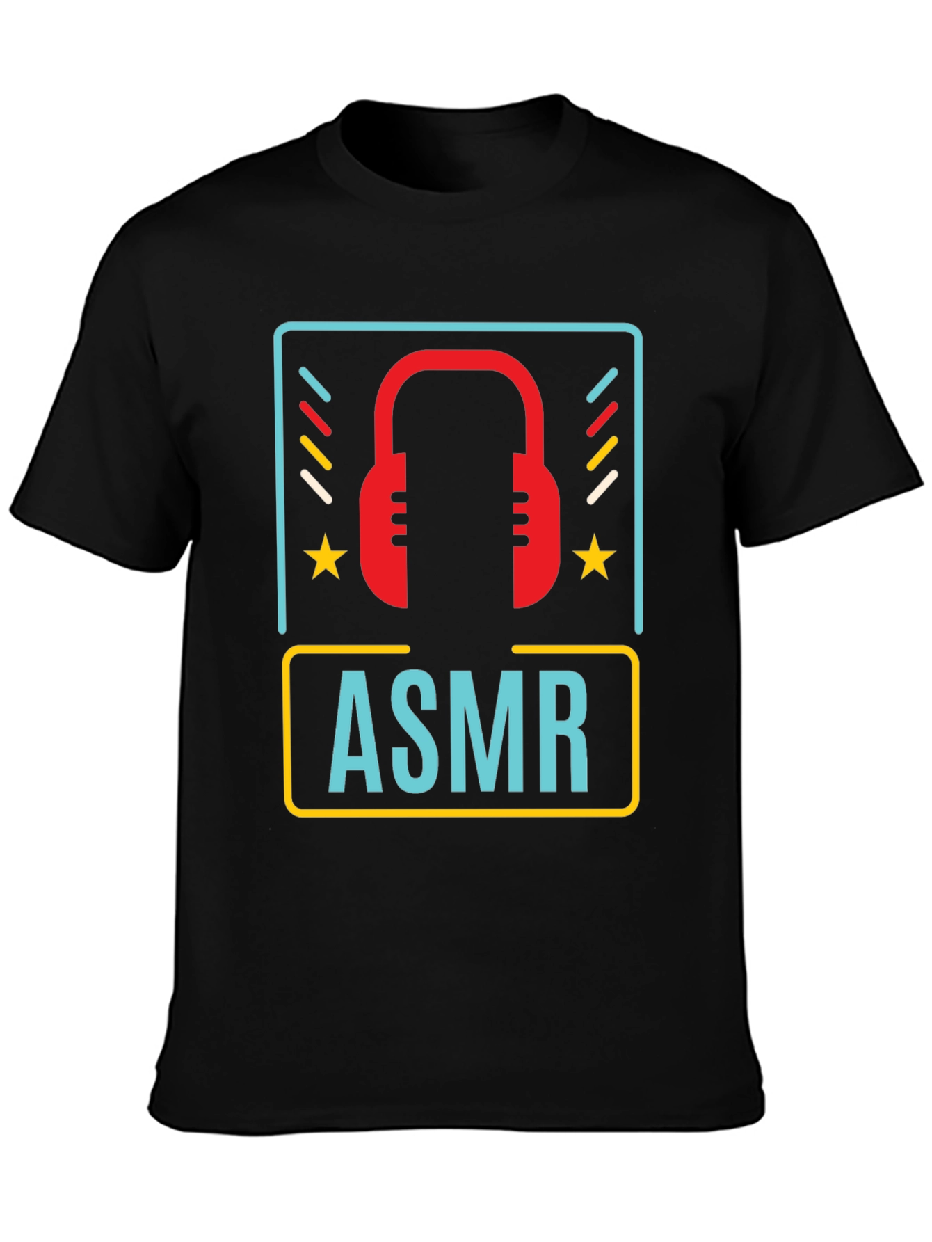 ASMR Headphone Graphic Tee - Sensory Relaxation Shirt