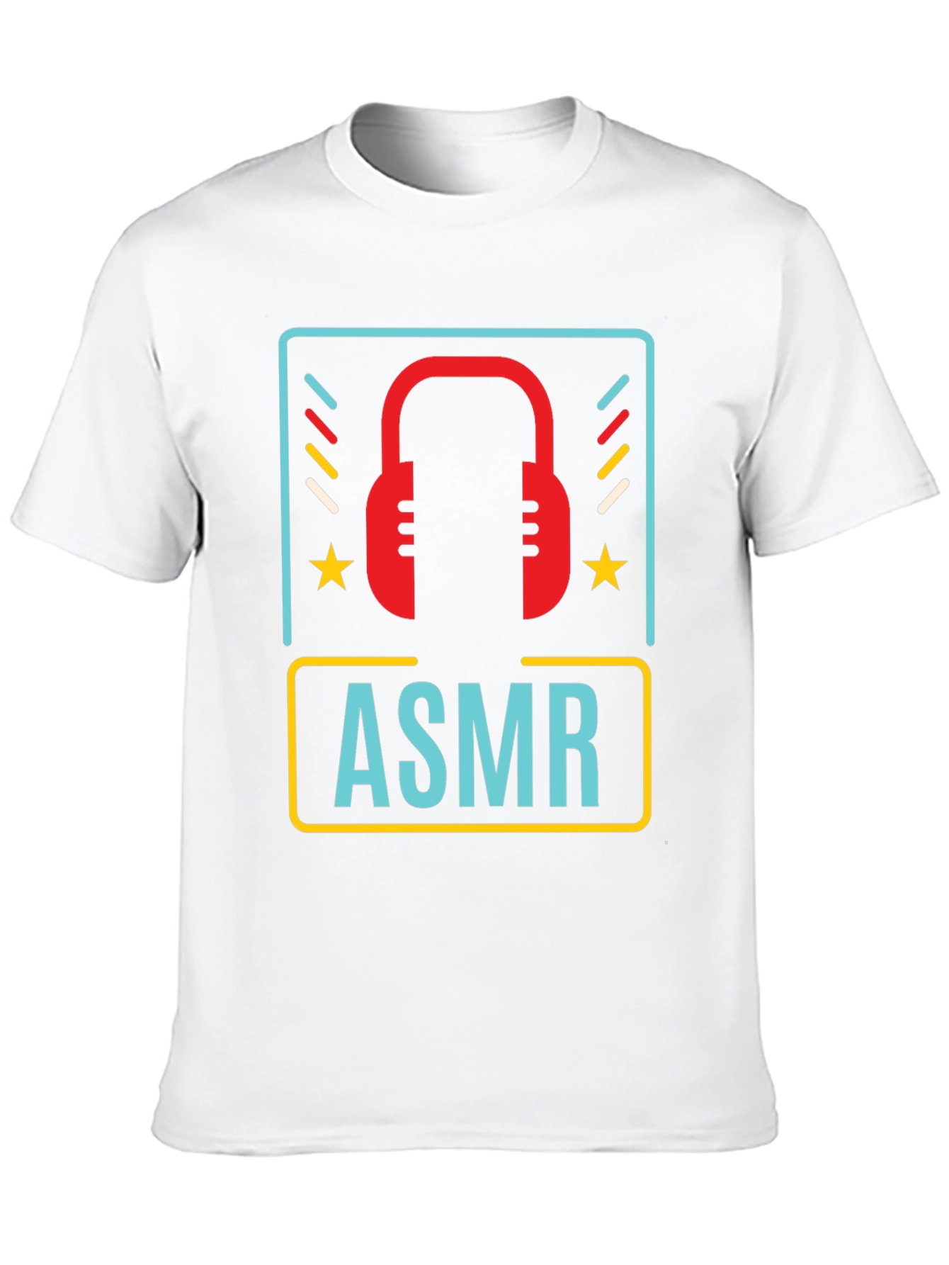 ASMR Headphone Graphic Tee - Sensory Relaxation Shirt