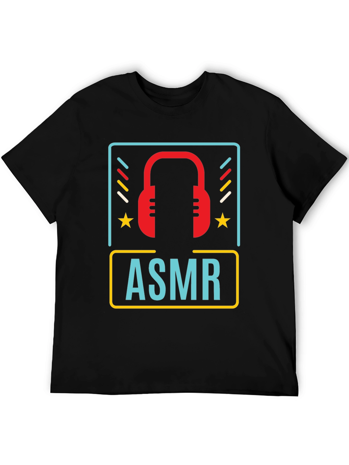 ASMR Headphone Graphic Tee - Sensory Relaxation Shirt
