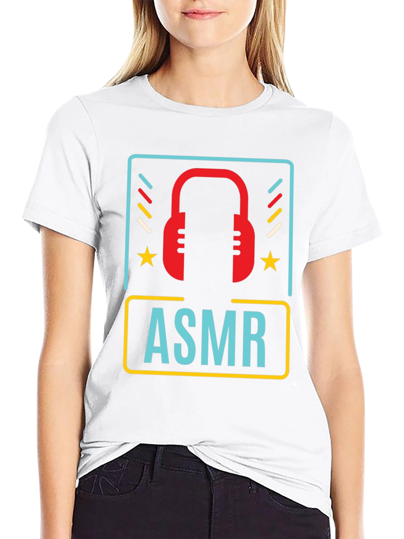 ASMR Headphone Graphic Tee - Sensory Relaxation Shirt