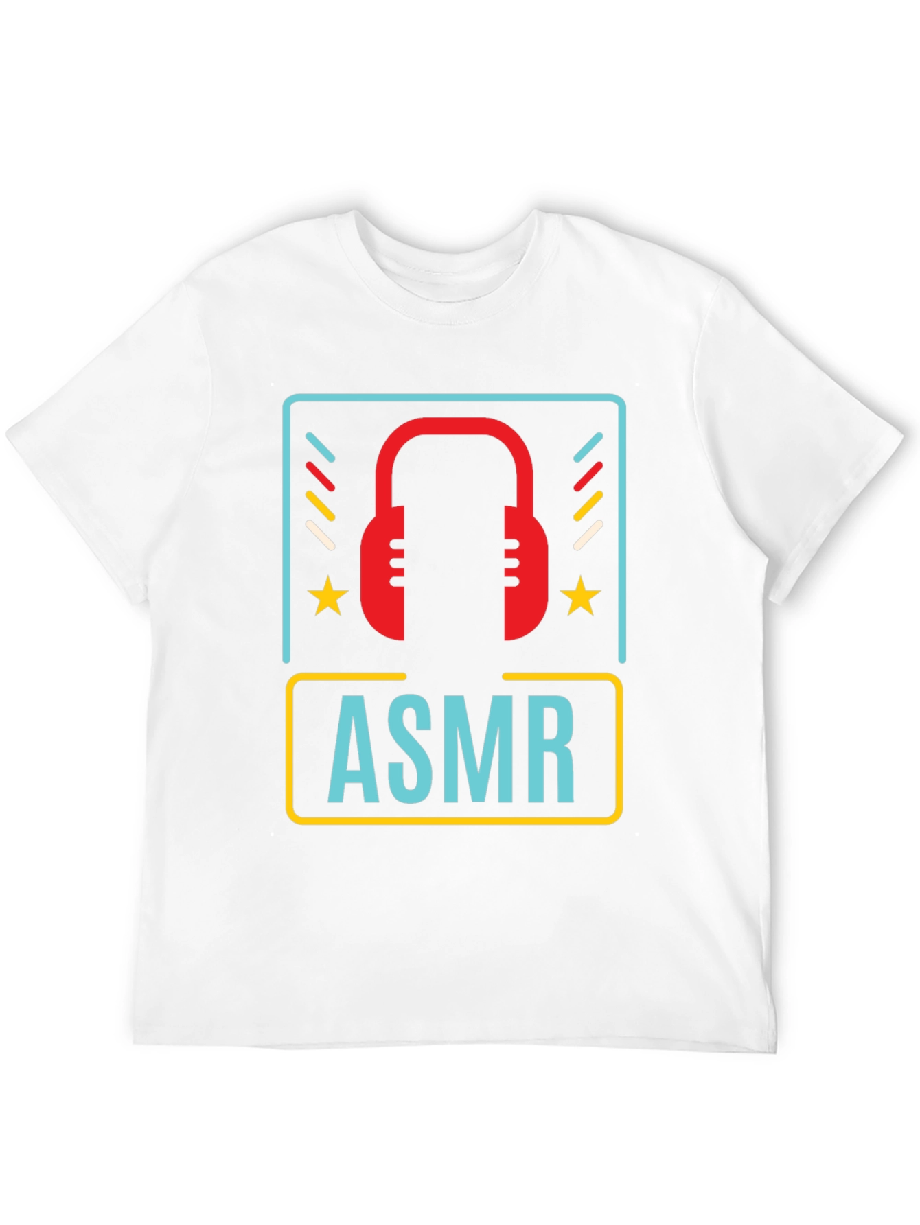 ASMR Headphone Graphic Tee - Sensory Relaxation Shirt