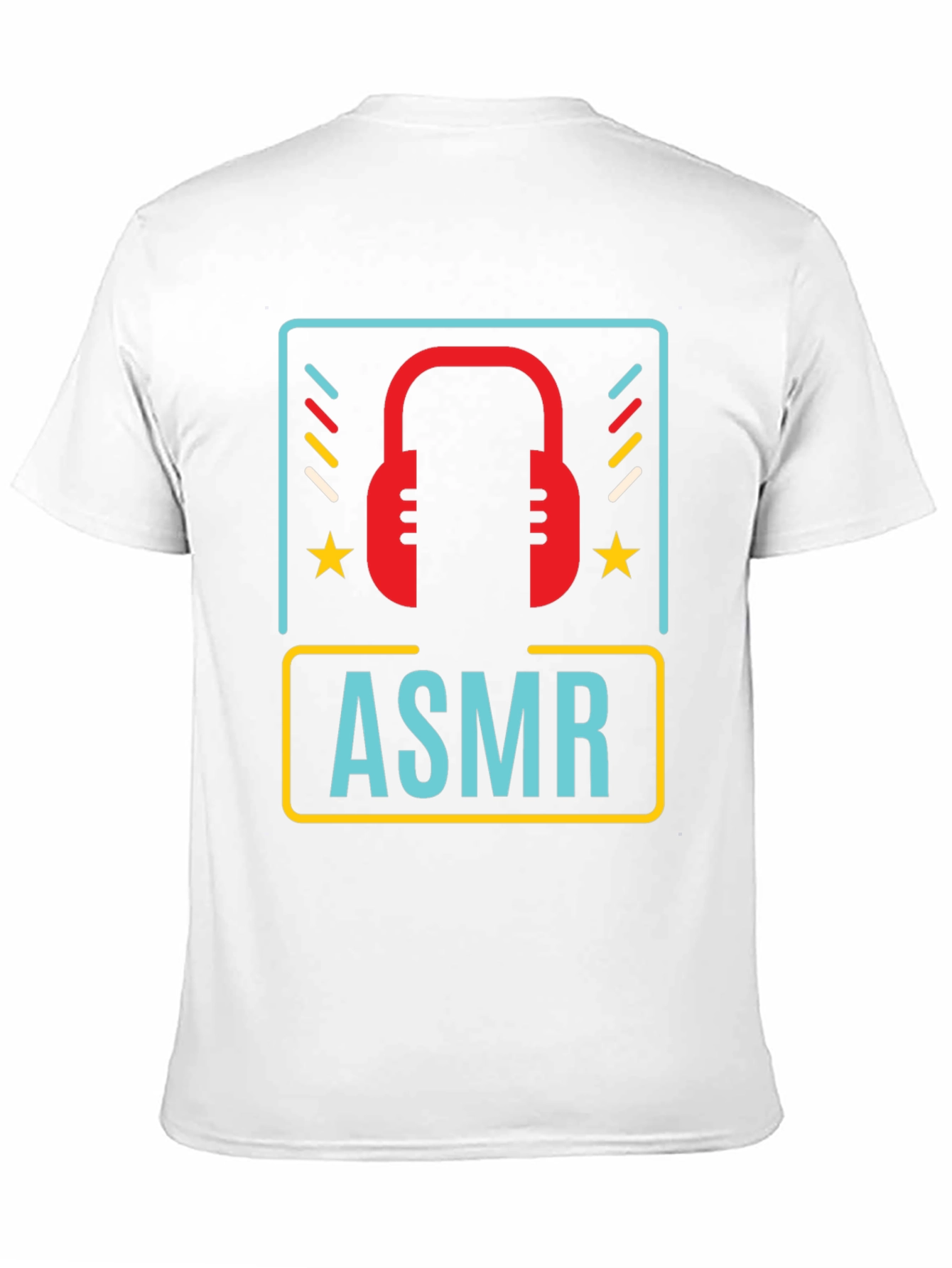 ASMR Headphone Graphic Tee - Sensory Relaxation Shirt