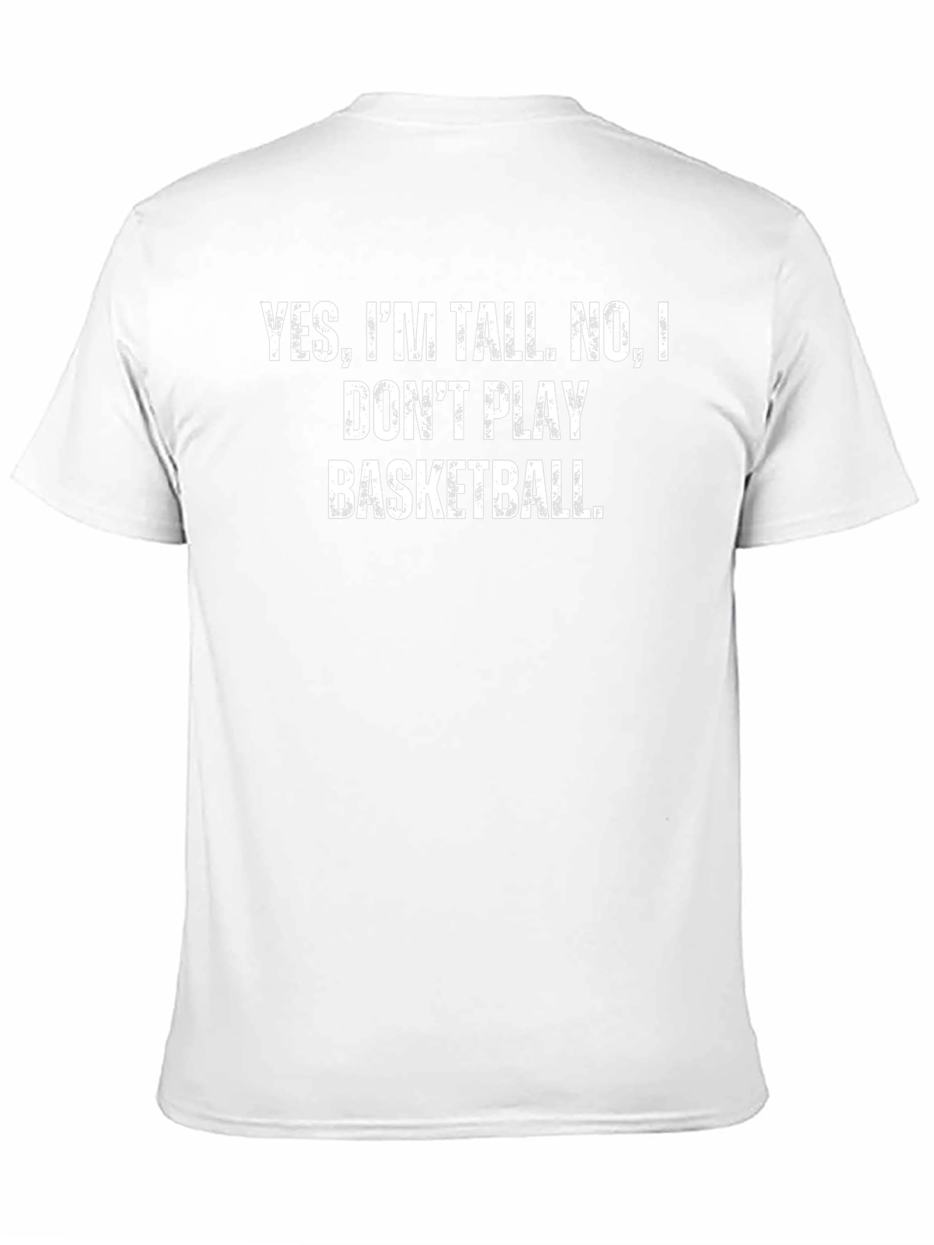 Funny Tall People T-Shirt - Basketball Joke Tee