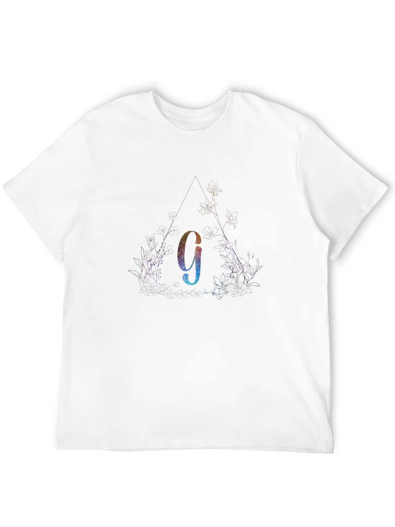 Geometric G Graphic Black T-Shirt