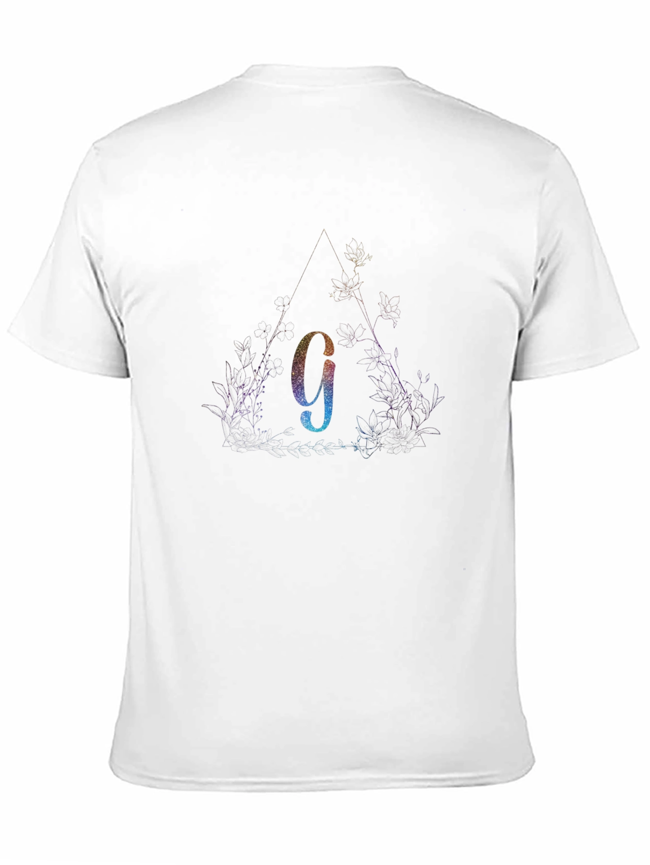 Geometric G Graphic Black T-Shirt