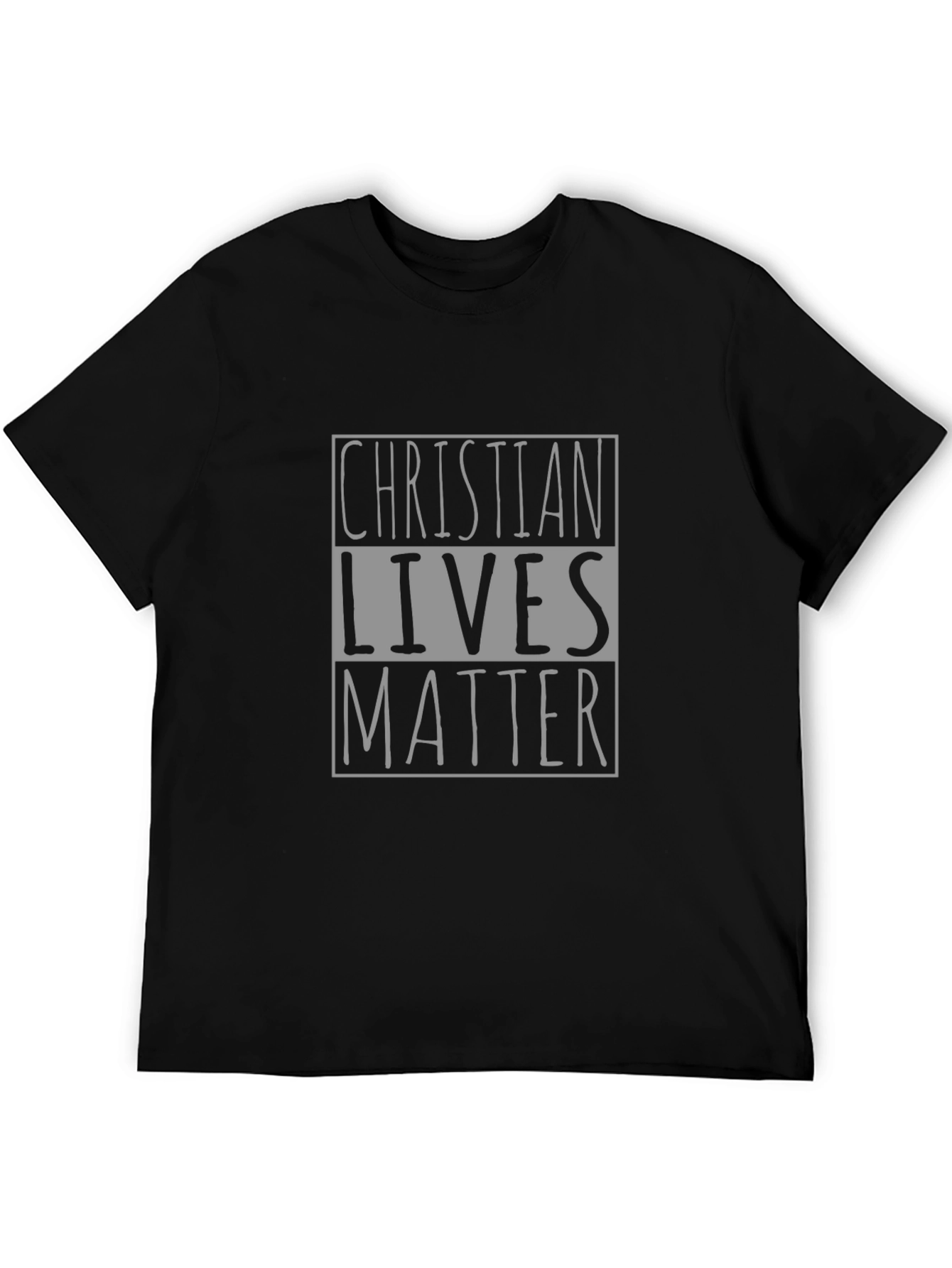 Christian Lives Matter Graphic Tee - Black