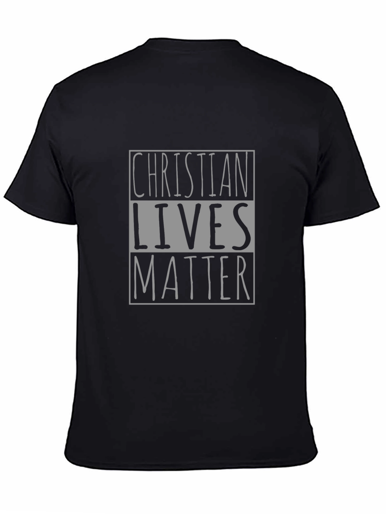 Christian Lives Matter Graphic Tee - Black