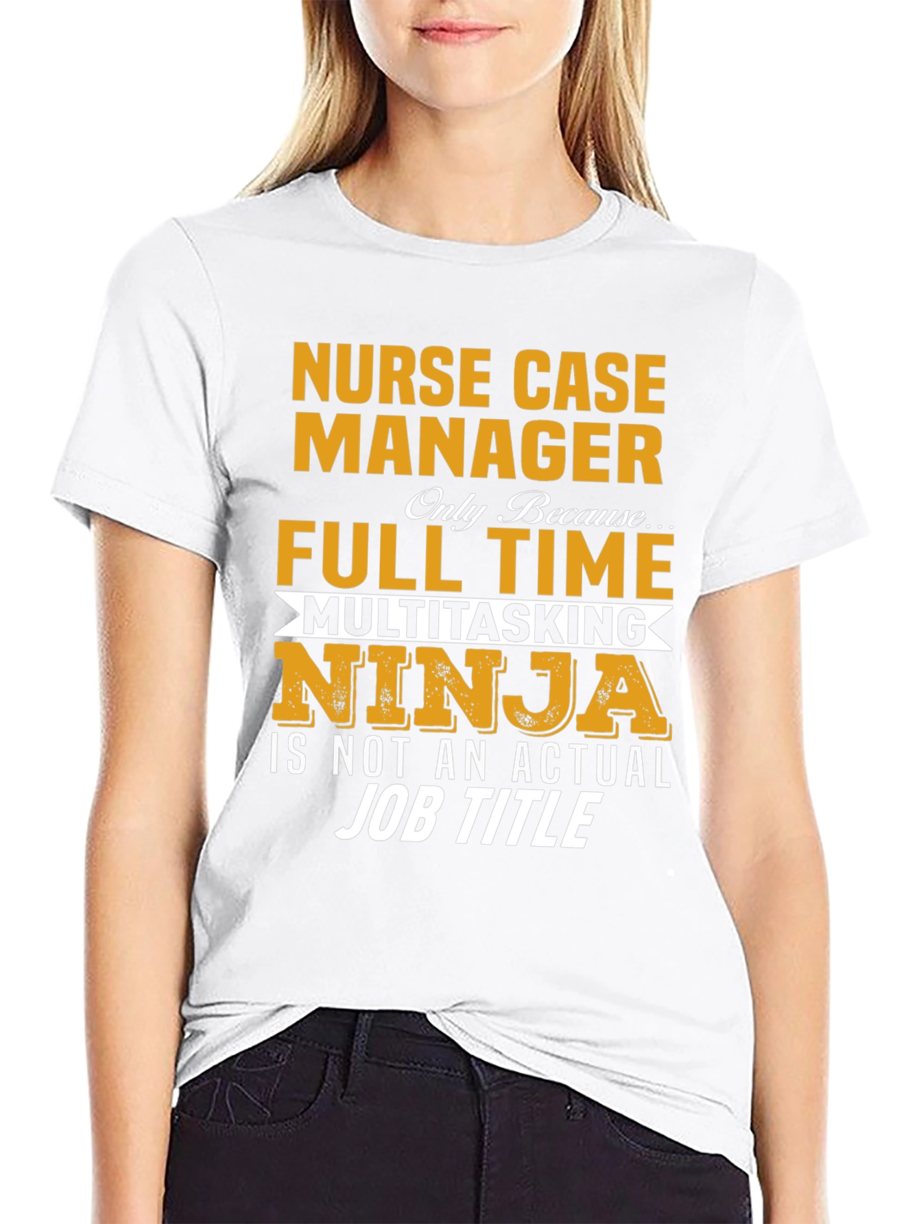 Nurse Case Manager Full Time Ninja T-Shirt
