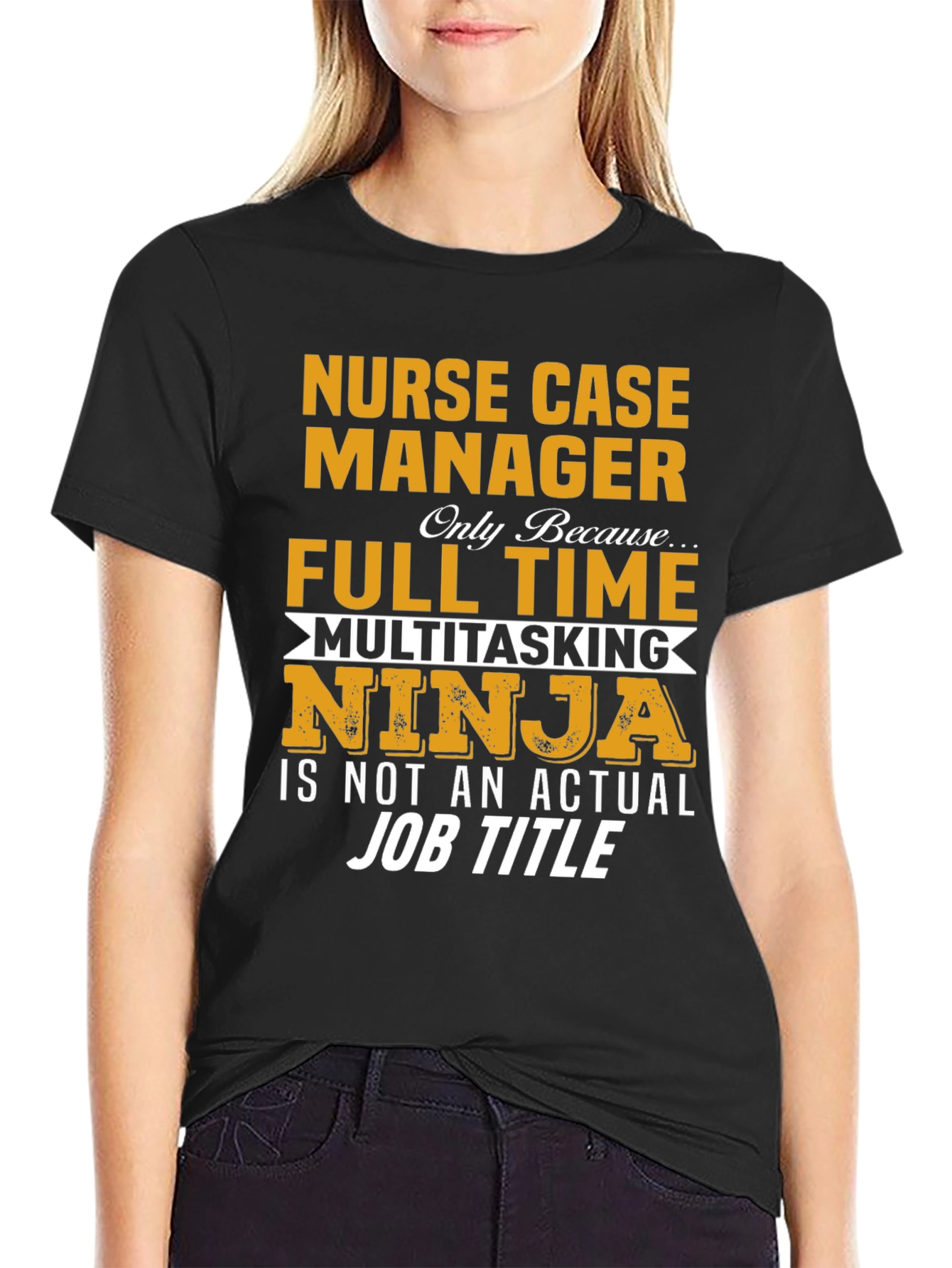 Nurse Case Manager Full Time Ninja T-Shirt