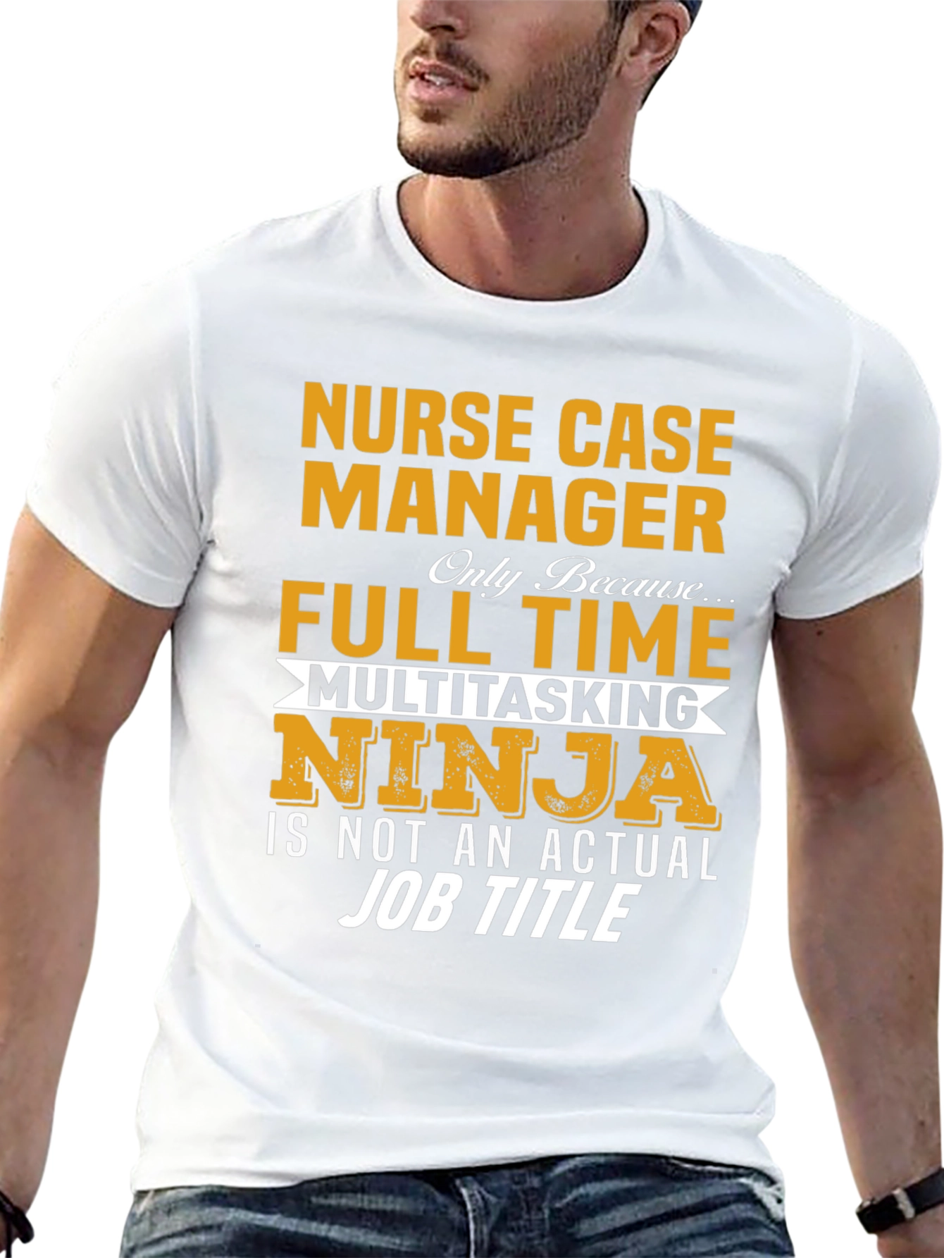 Nurse Case Manager Full Time Ninja T-Shirt