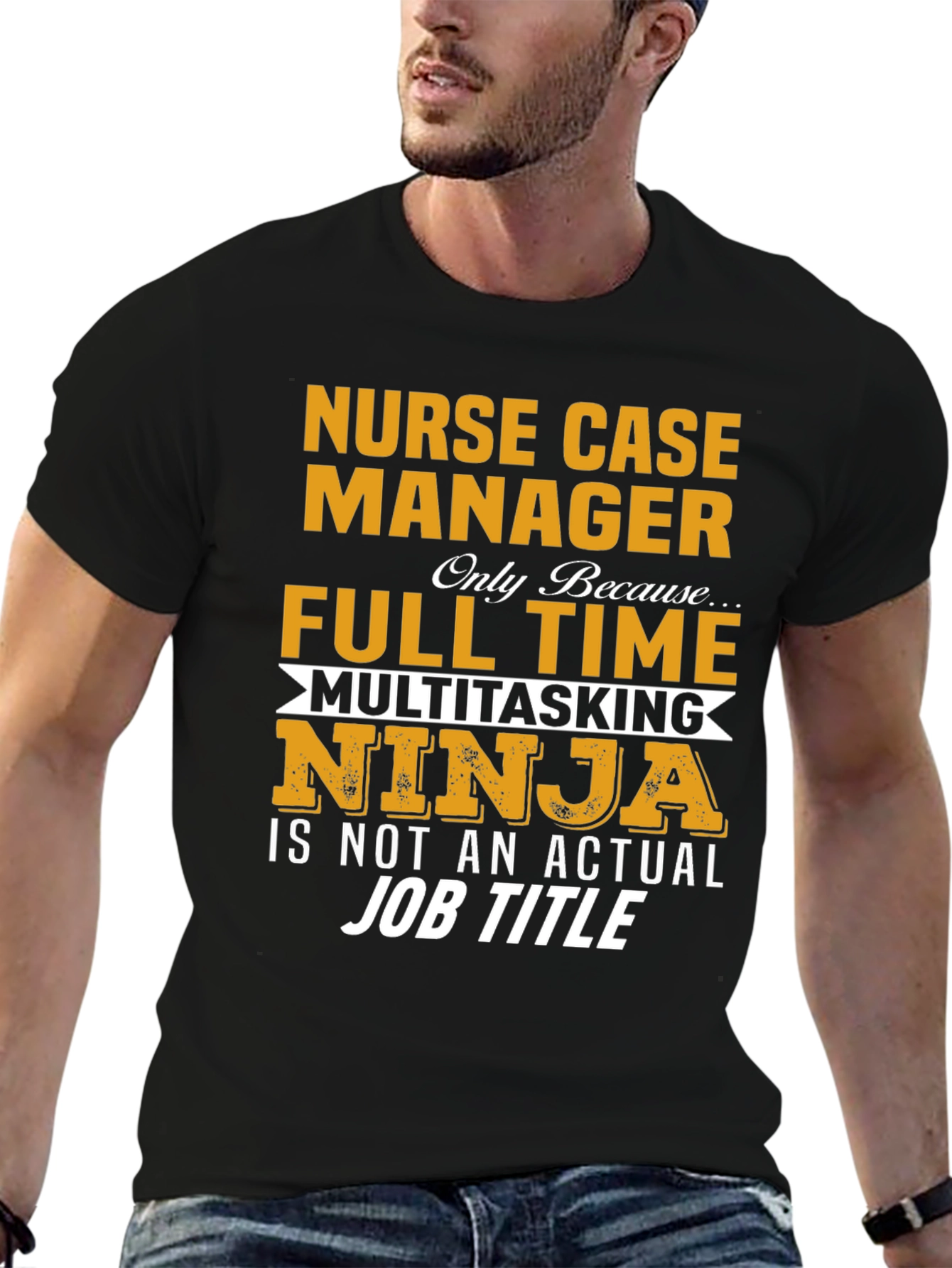 Nurse Case Manager Full Time Ninja T-Shirt