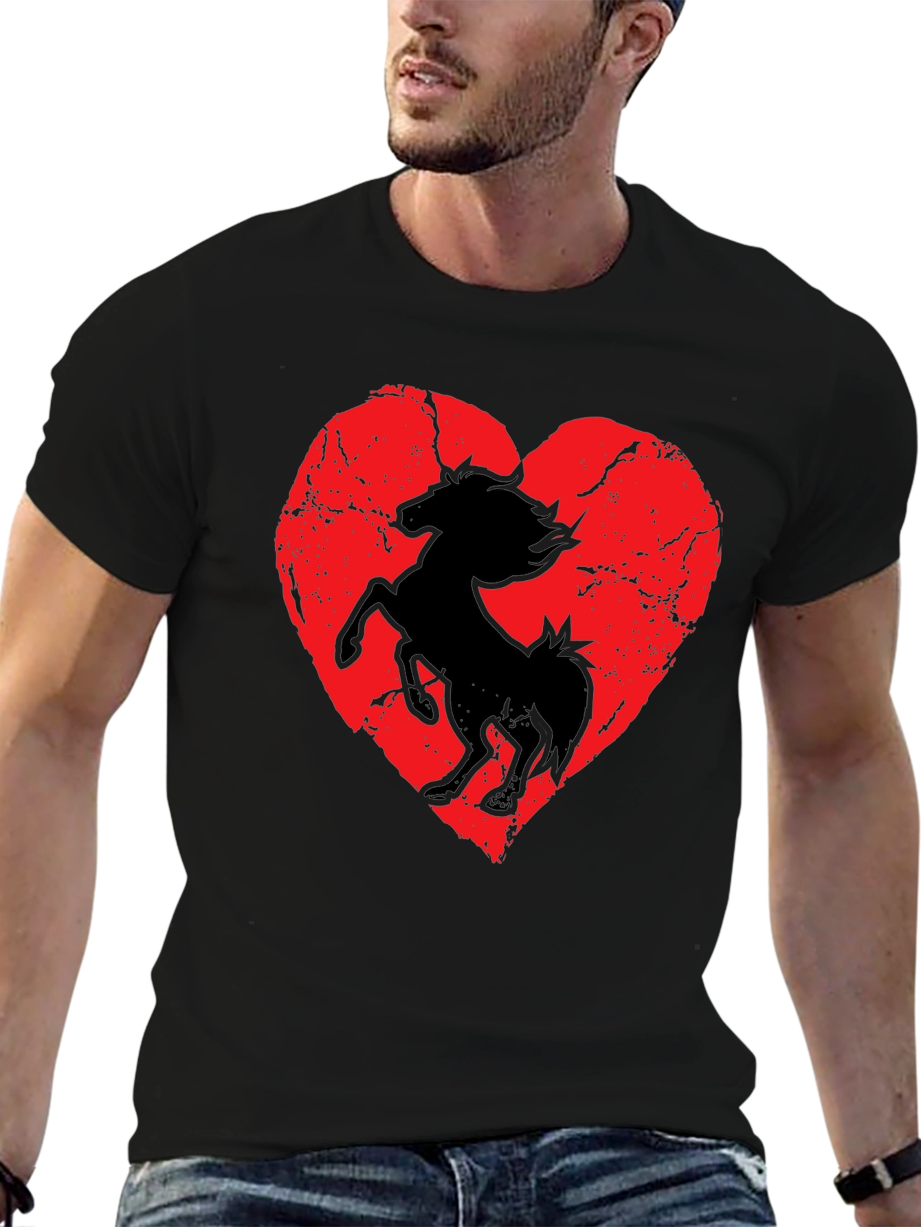 Heart Horse Graphic Tee