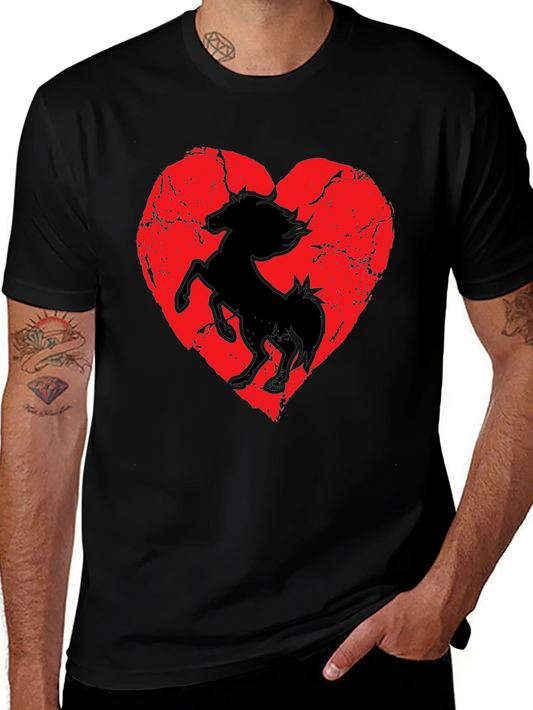Heart Horse Graphic Tee