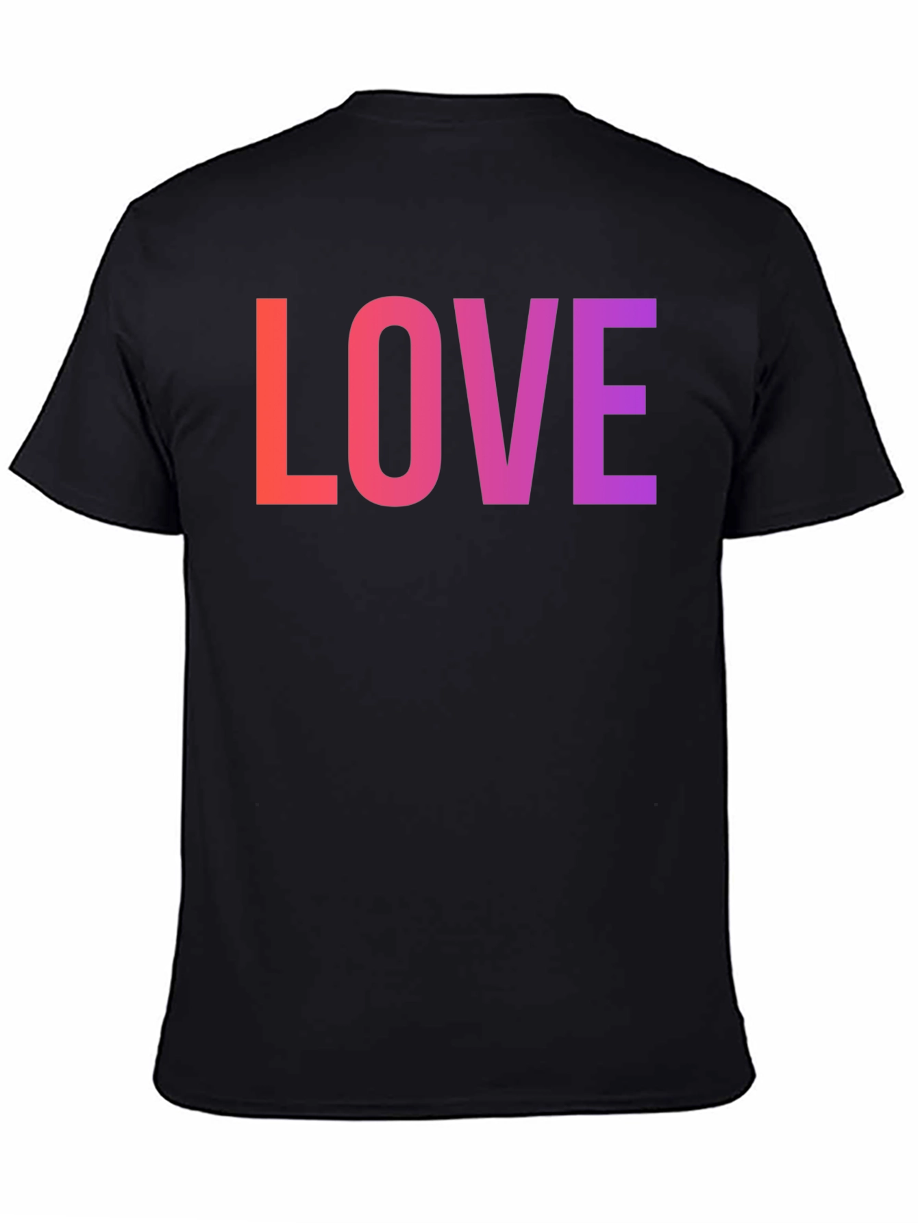 LOVE Graphic Tee - Gradient Word Design