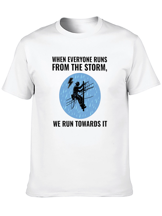 Storm Chaser Lineman T-Shirt