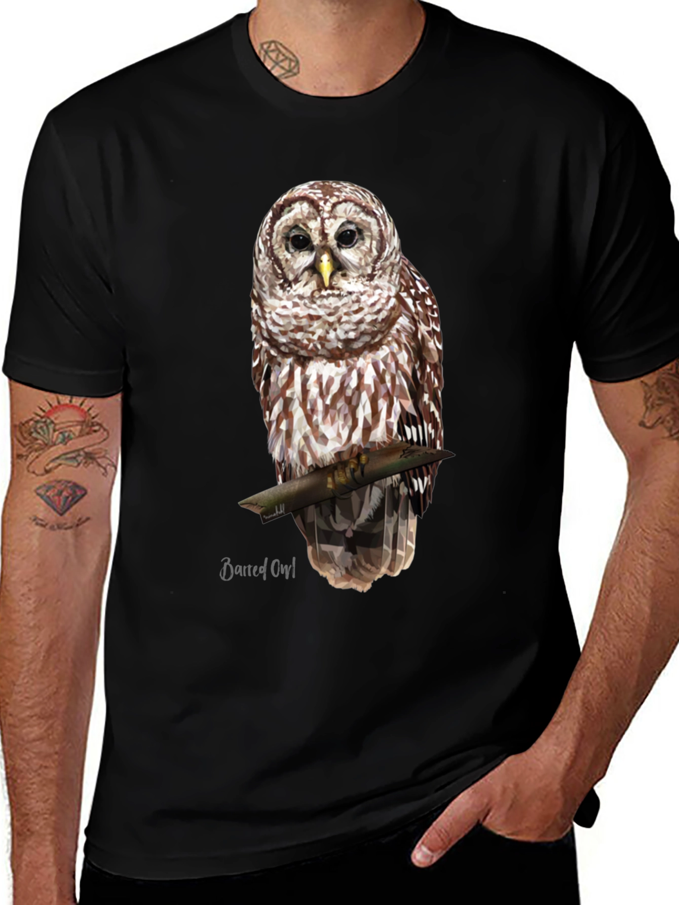 Owl Graphic T-Shirt - Nature Lover Apparel