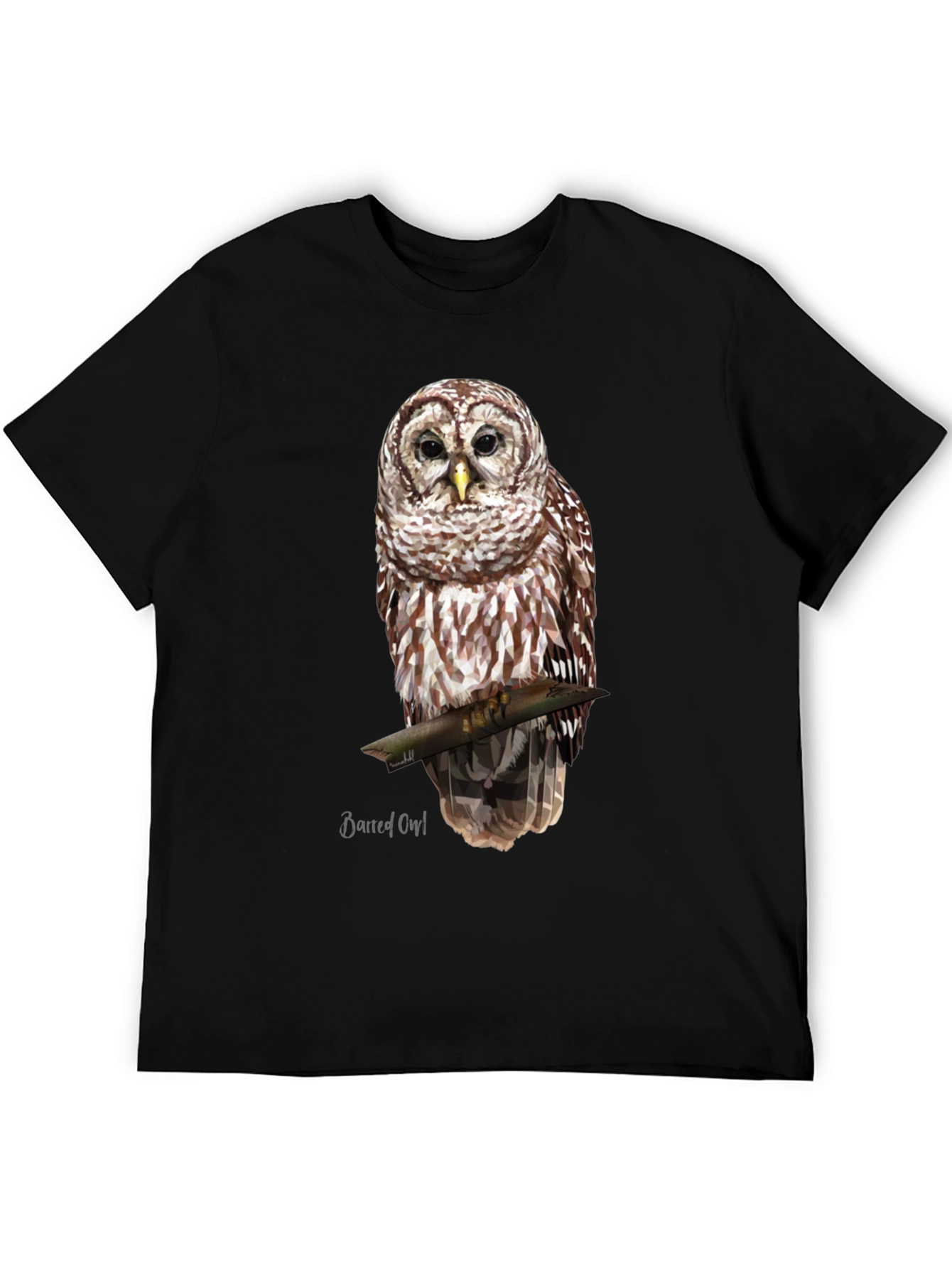 Owl Graphic T-Shirt - Nature Lover Apparel