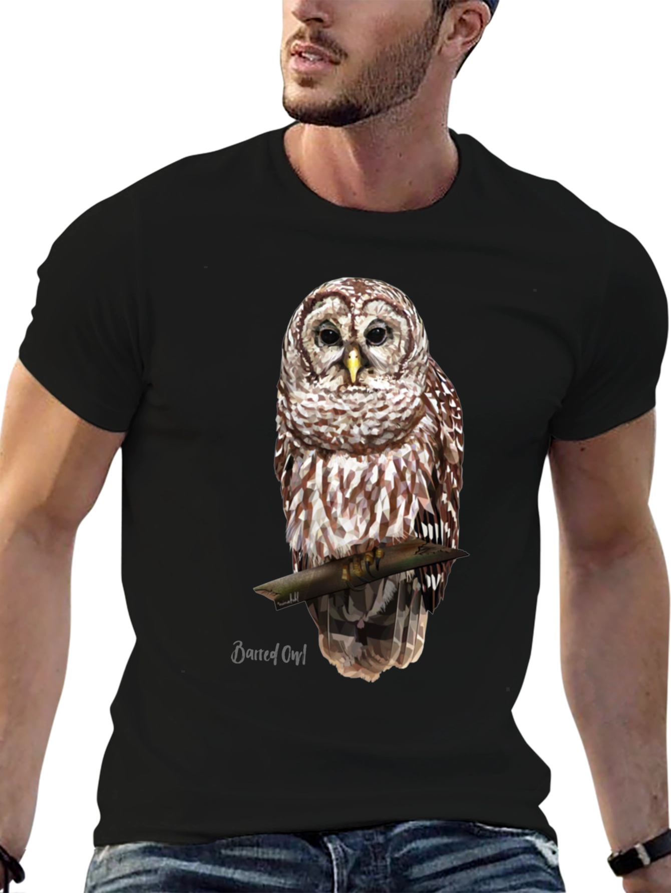 Owl Graphic T-Shirt - Nature Lover Apparel