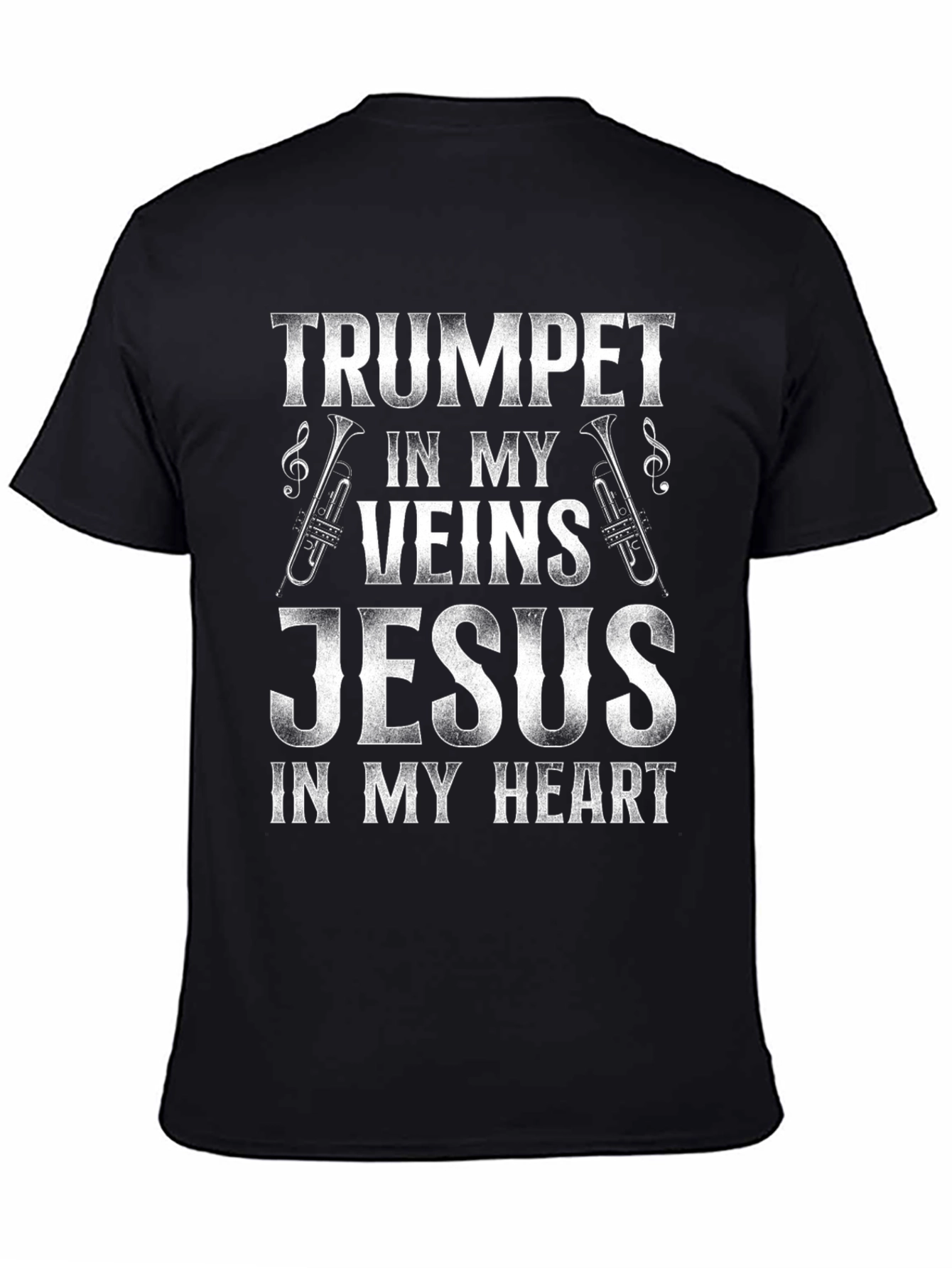 Trumpet in My Veins Jesus in My Heart T-Shirt