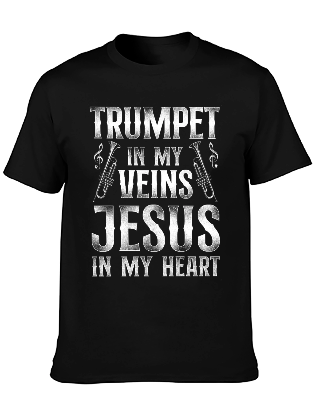 Trumpet in My Veins Jesus in My Heart T-Shirt