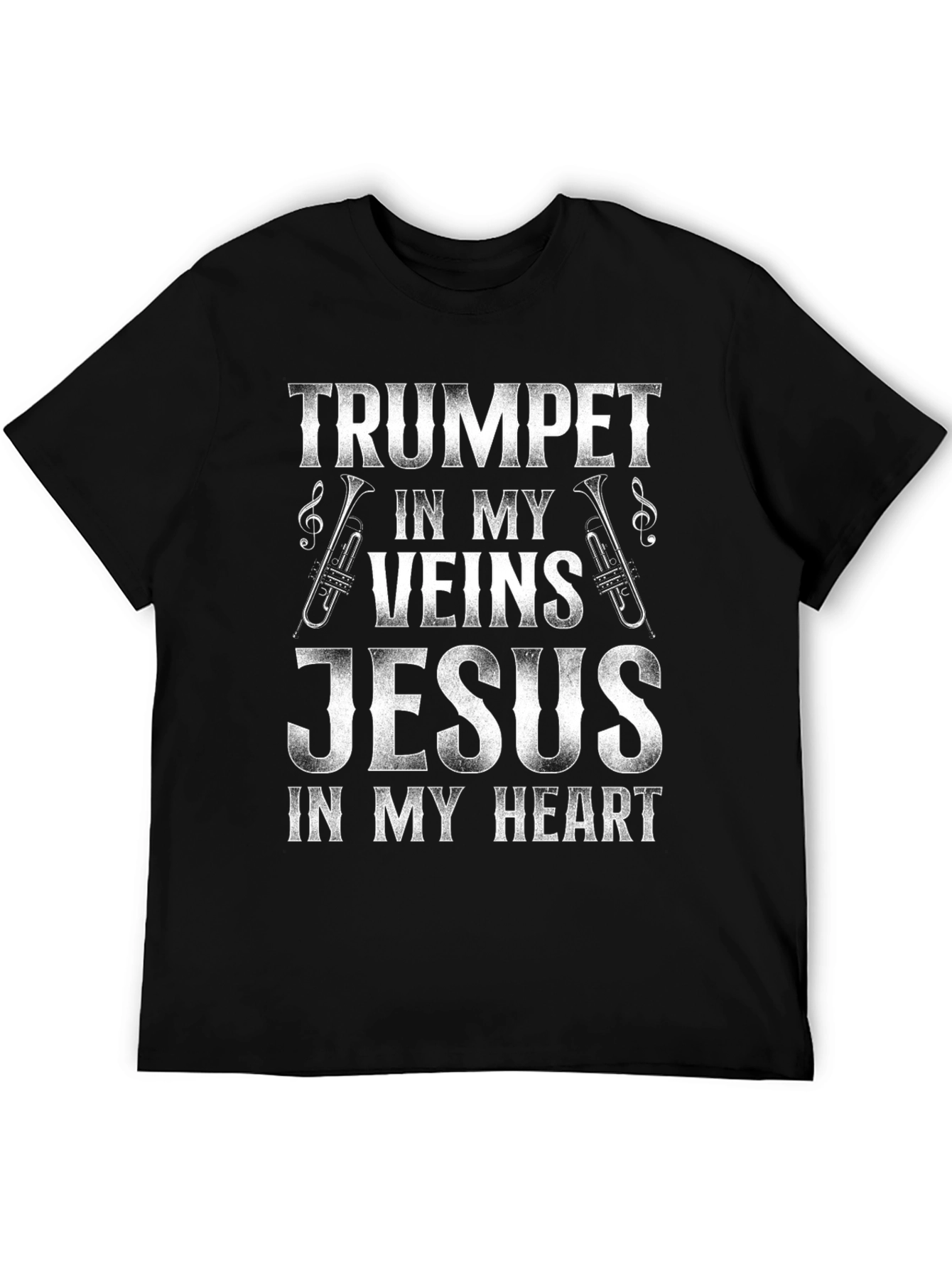 Trumpet in My Veins Jesus in My Heart T-Shirt