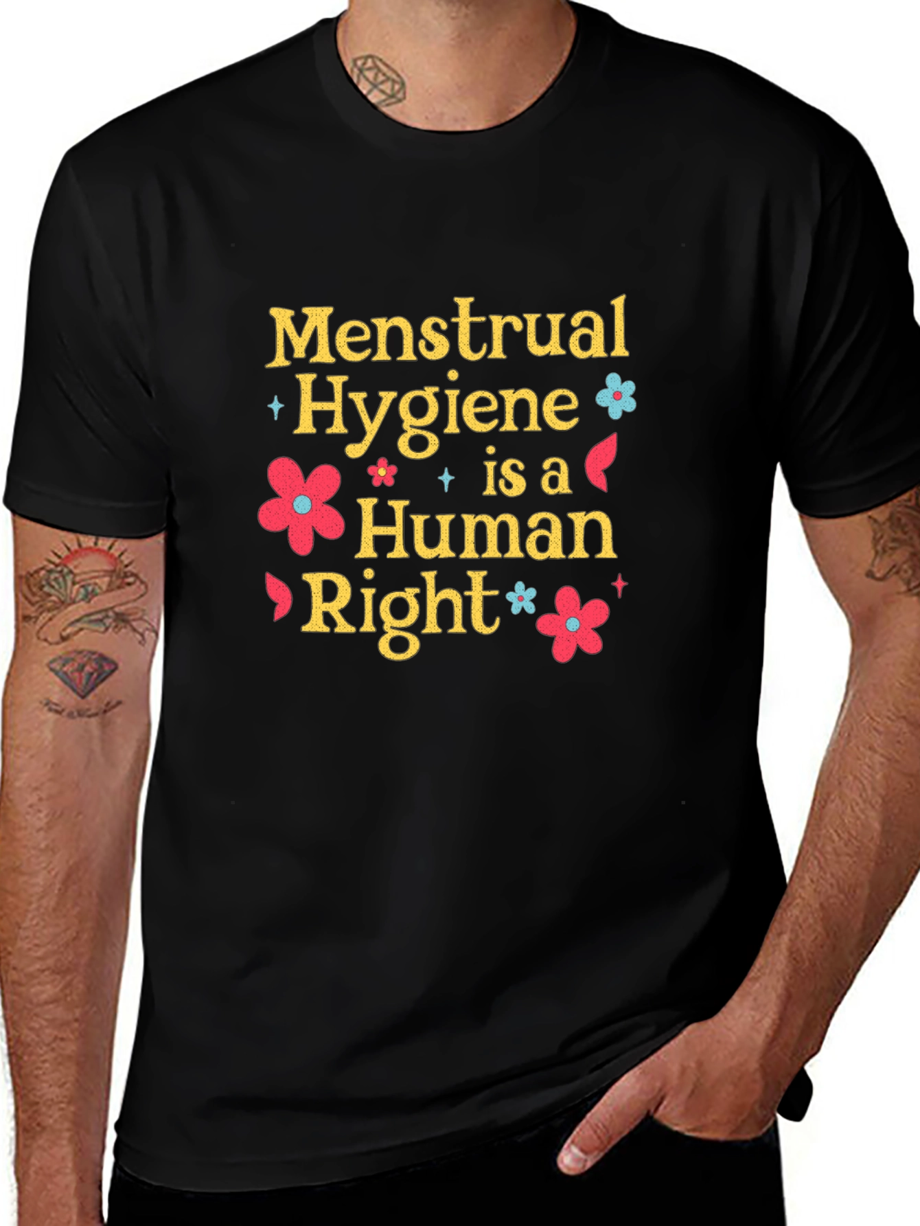Menstrual Hygiene Human Right Graphic Tee