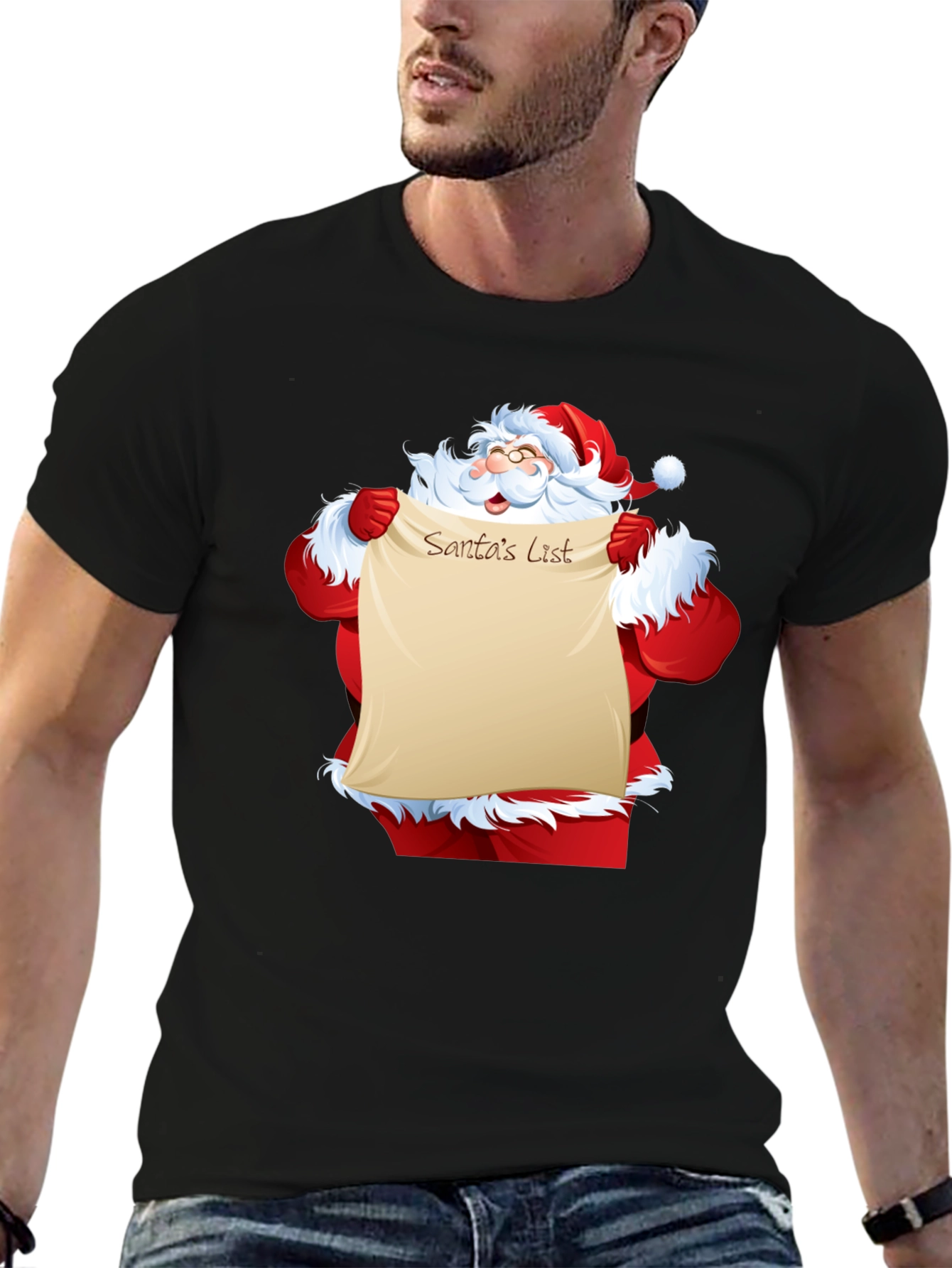 Santas List Graphic Tee - Holiday Cheer