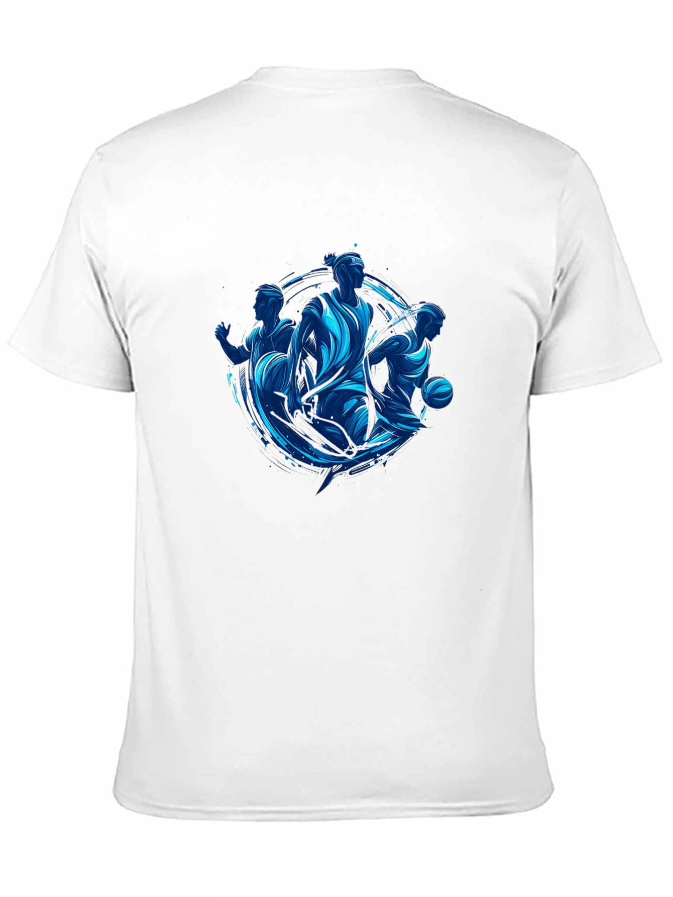 Basketball Player Graphic Black T-Shirt