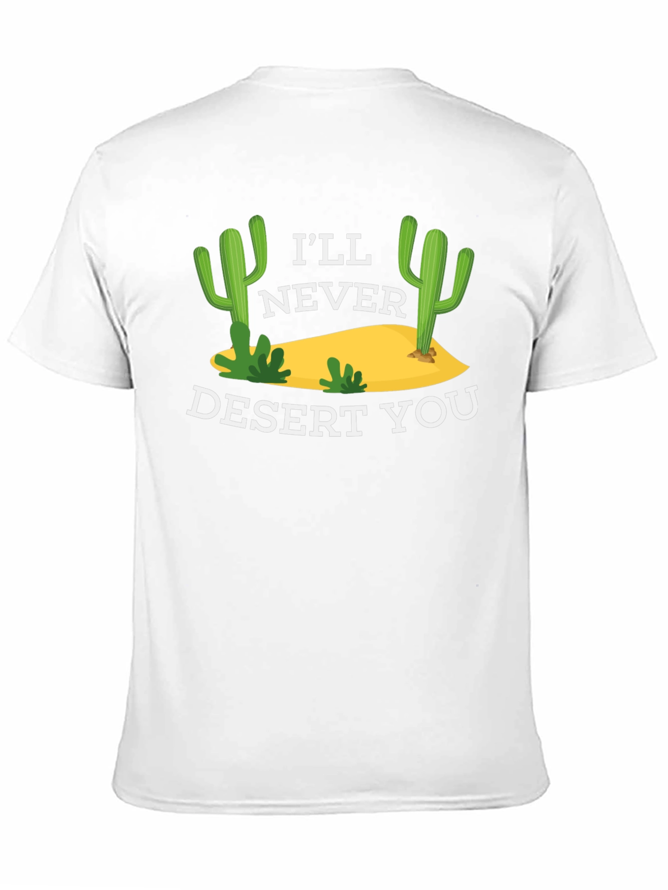 Ill Never Desert You Graphic Tee - Black